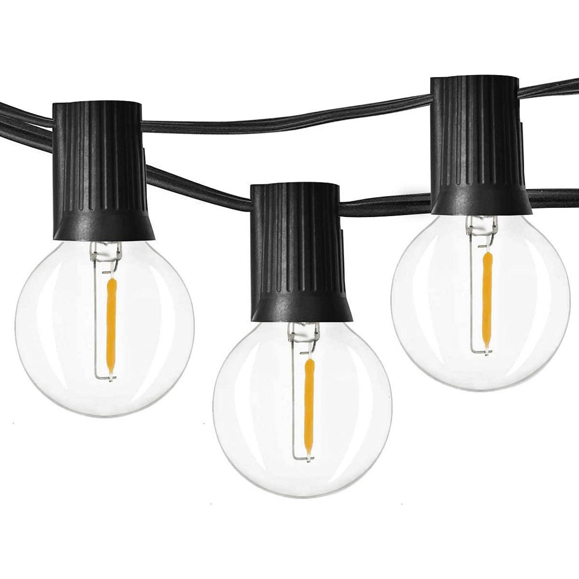 Guirlande lumineuse saisonnière 24 pi DEL G40 1 W 2 700 k