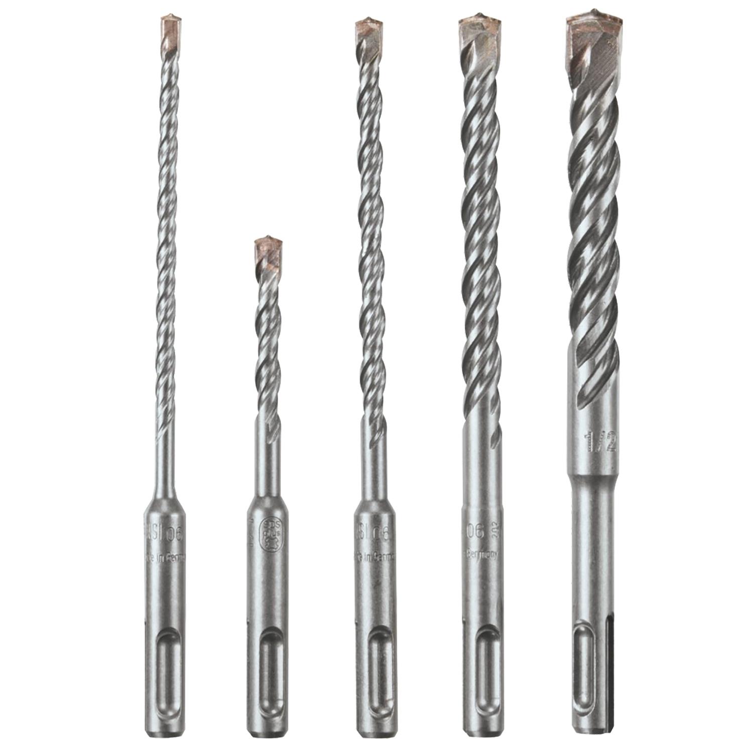 5 Piece SDS-plus Bulldog Rotary Hammer Bit Set