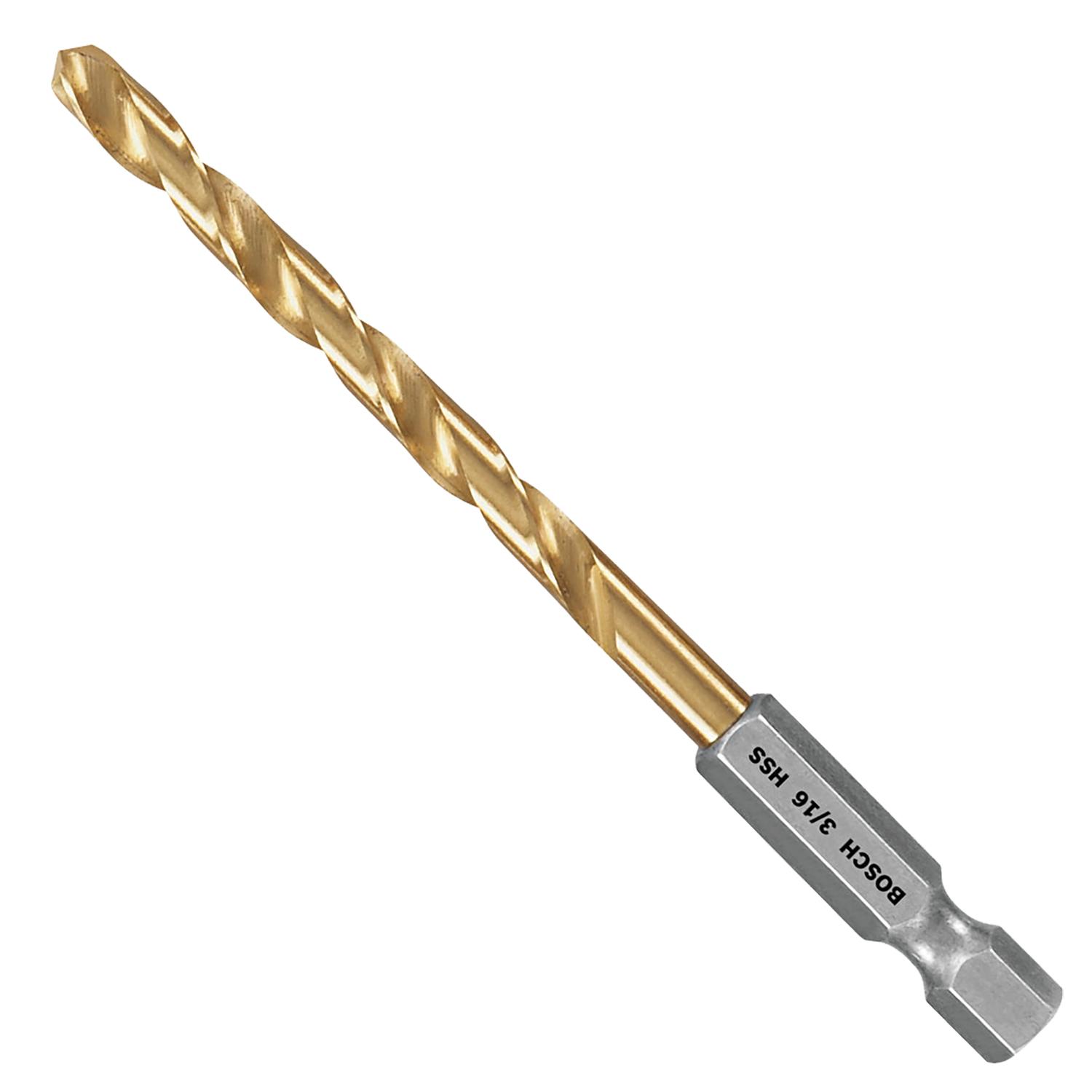 3/16" Impact Tough Titanium Drill Bit