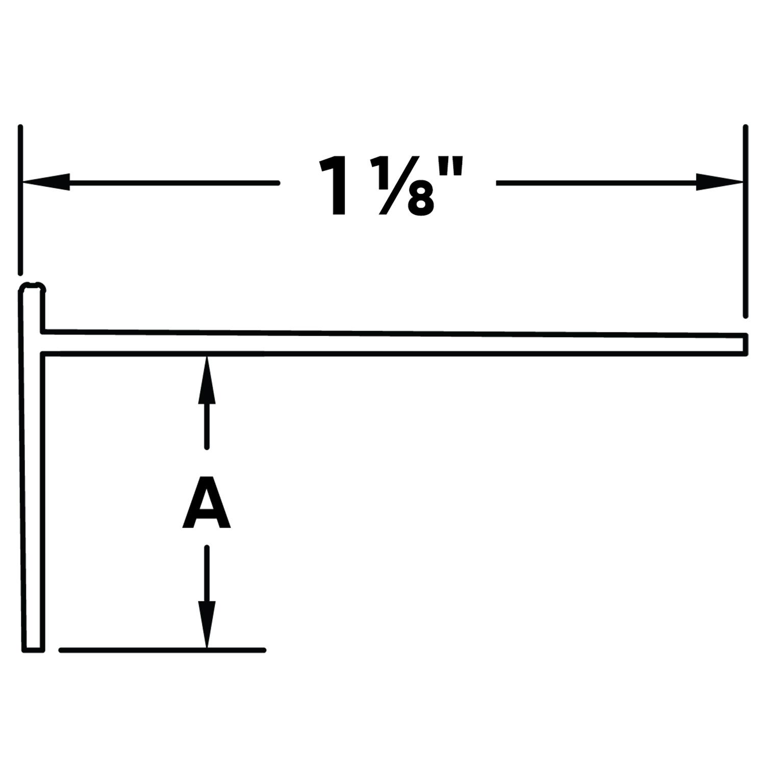Cornière en L 5/8 po 10 pi