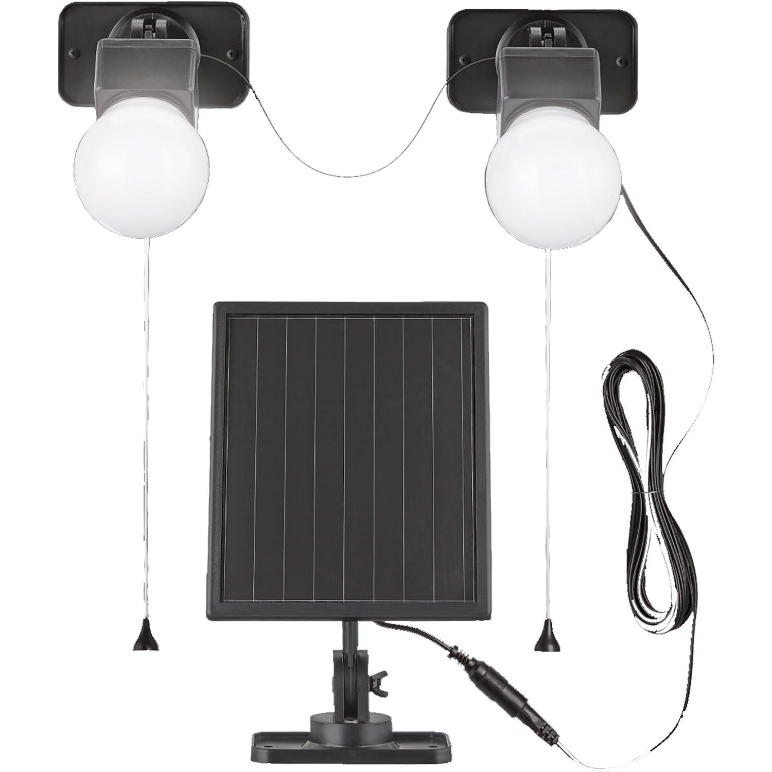 Lumière solaire de gazébo ou remise Dula