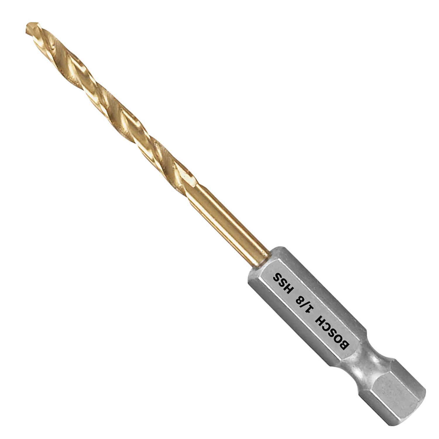 1/8" Impact Titanium Drill Bit
