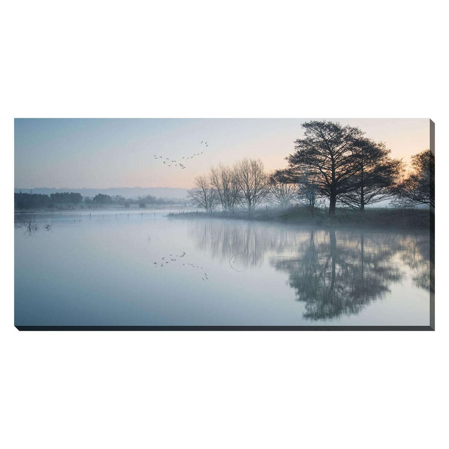 20" x 40" Lake In the Mist Canvas