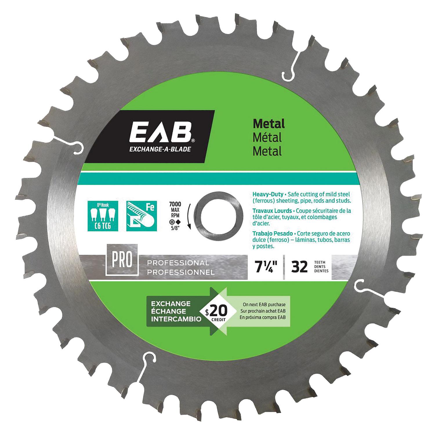 Metal 7 1/4"X32T Saw Blade