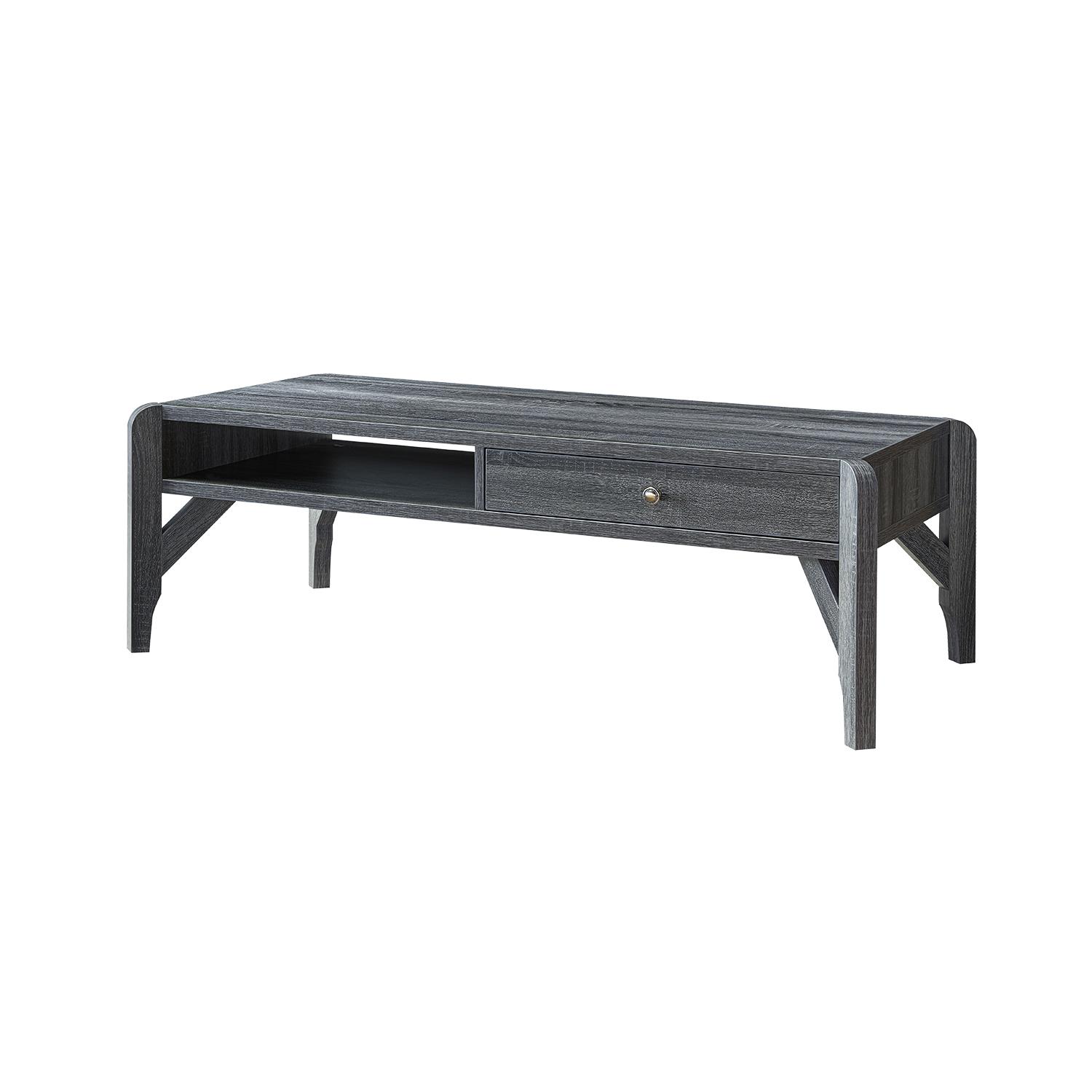Table basse avec rangement, gris