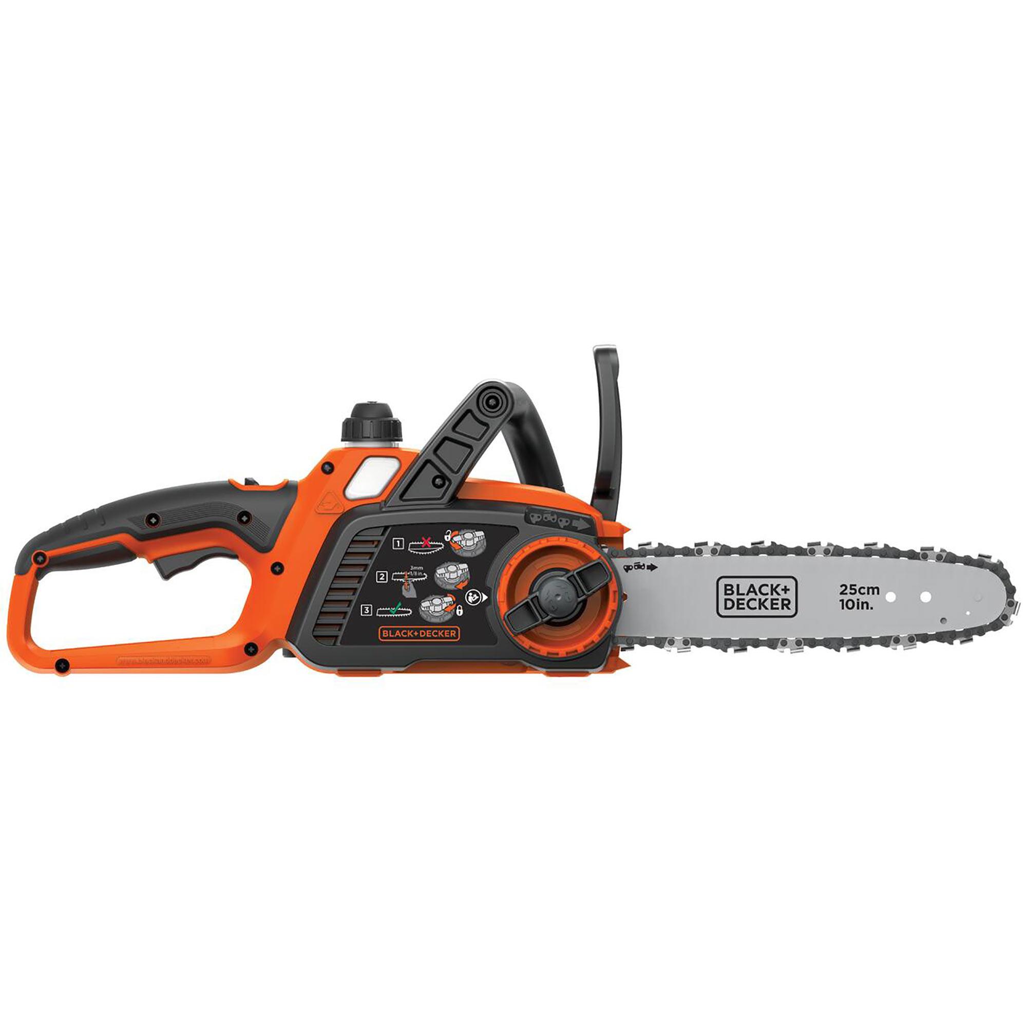 Black + Decker 20V Max 10" Chainsaw Kit 2.0Ah