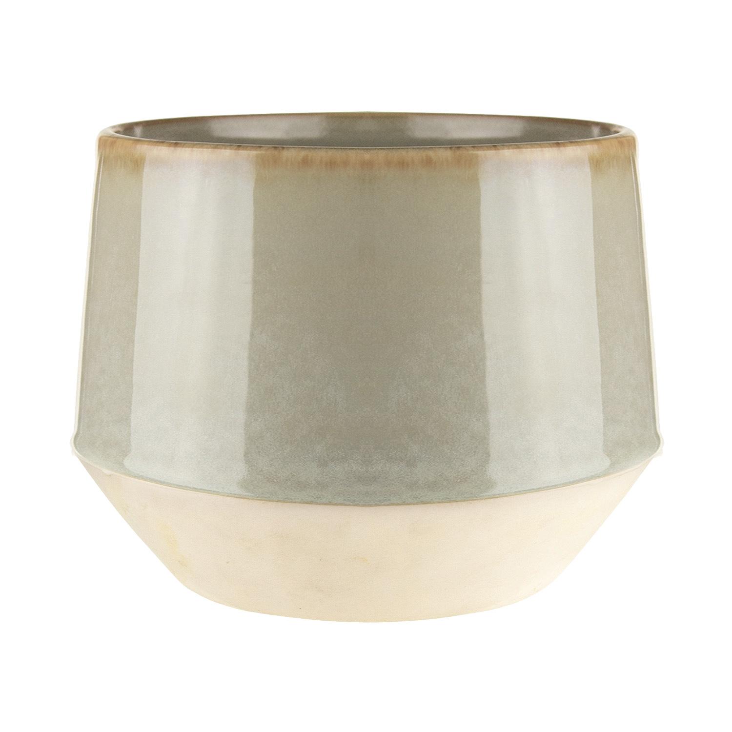 Pot en faïence 5,5 po gris