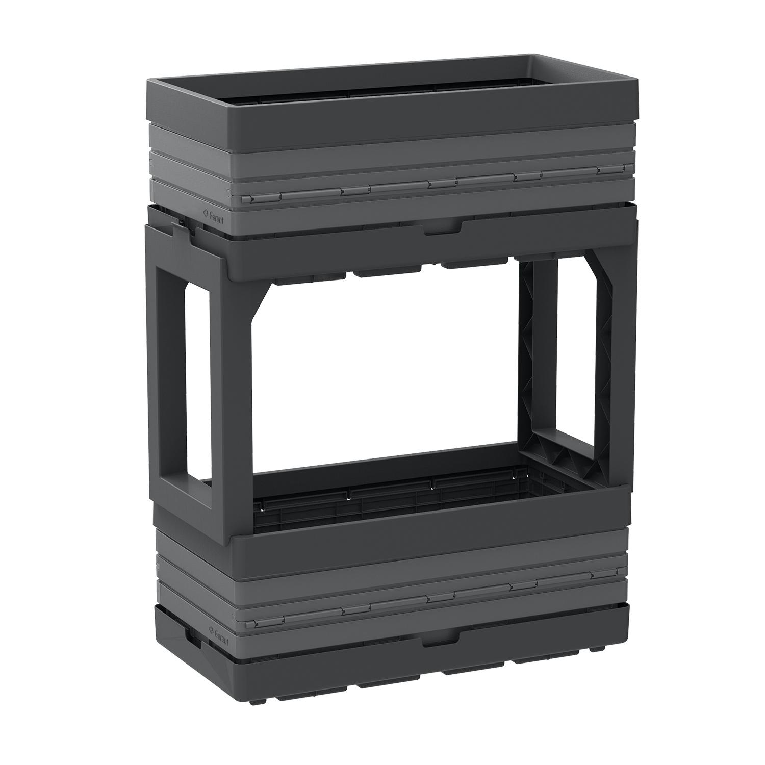 Plate-bande de jardin modulaire, 2 pièces