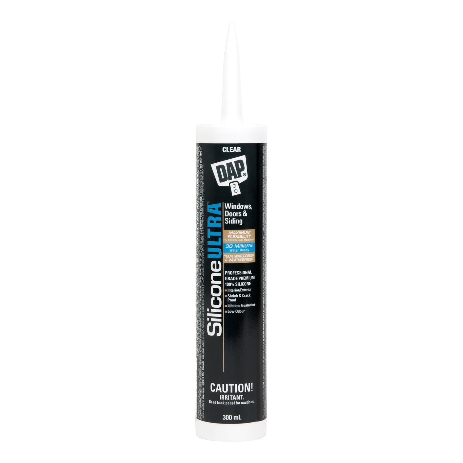 Scellant silicone porte et fenêtre DAP Ultra 300 ml