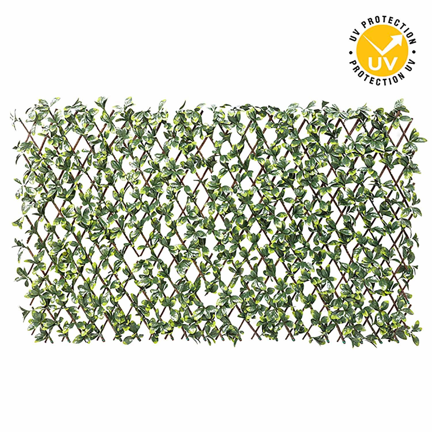 Expandable Privacy Lattice Gardenia Leaf -72"X36"
