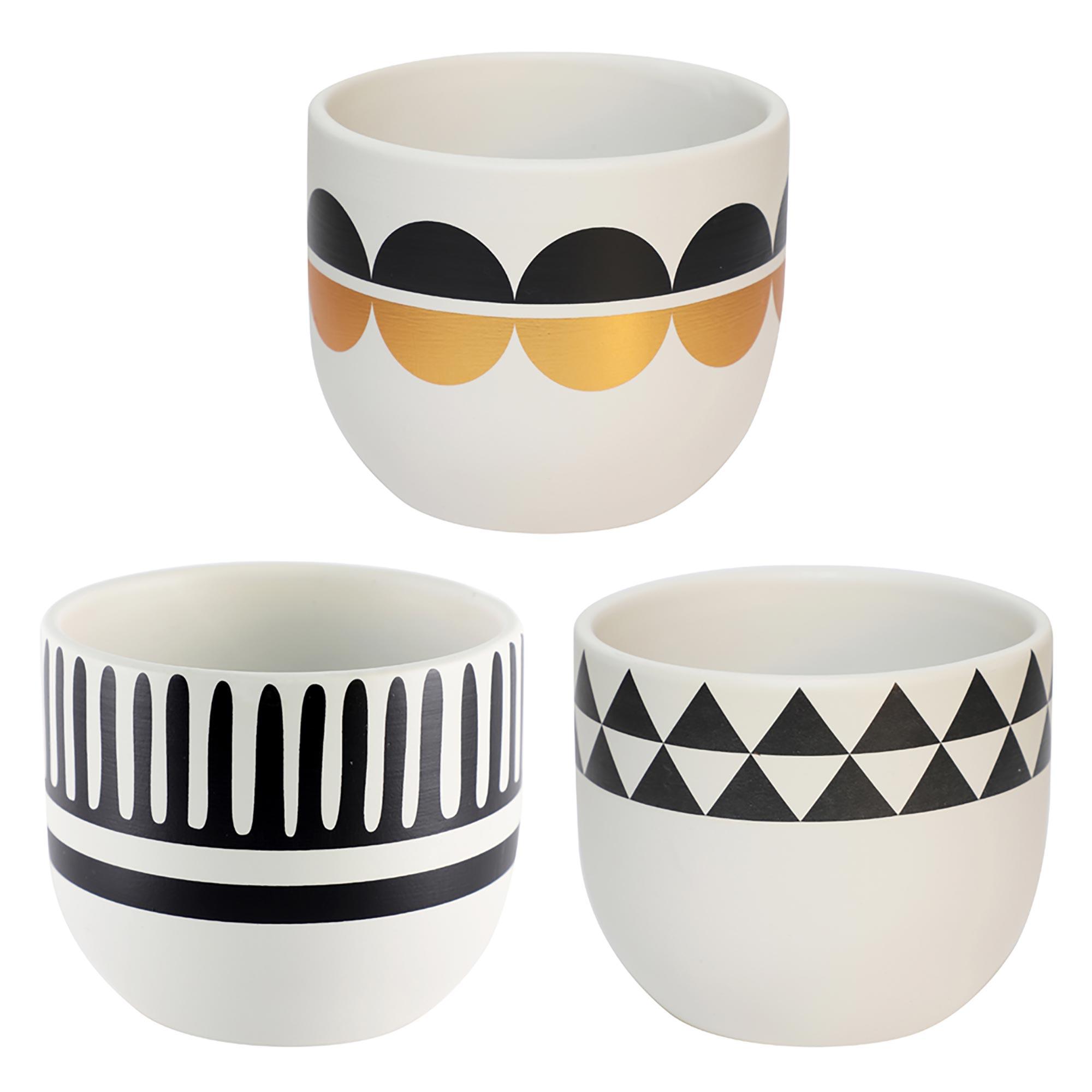4.5" Modern Design Pot-4 Assorted