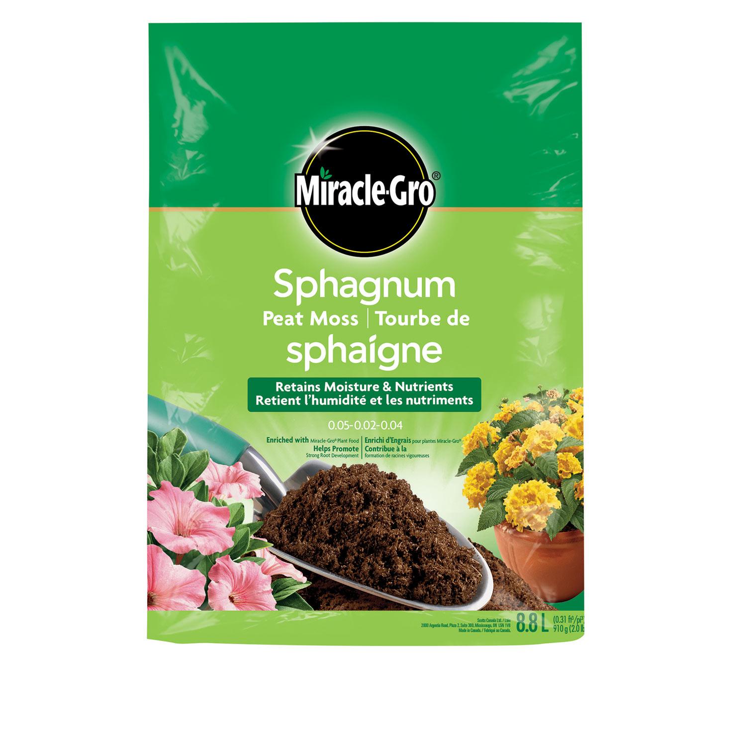 Mousse de tourbe de sphaigne Miracle-Gro 8,8 l