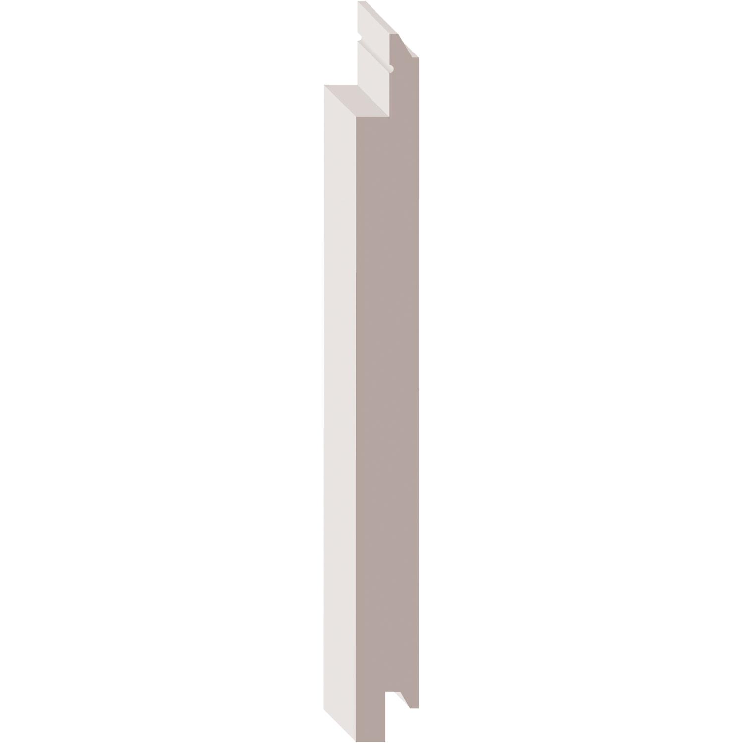 Panneau à rive mi-bois FDM apprêtée 1/2 x 5 5/16 po x 16 pi