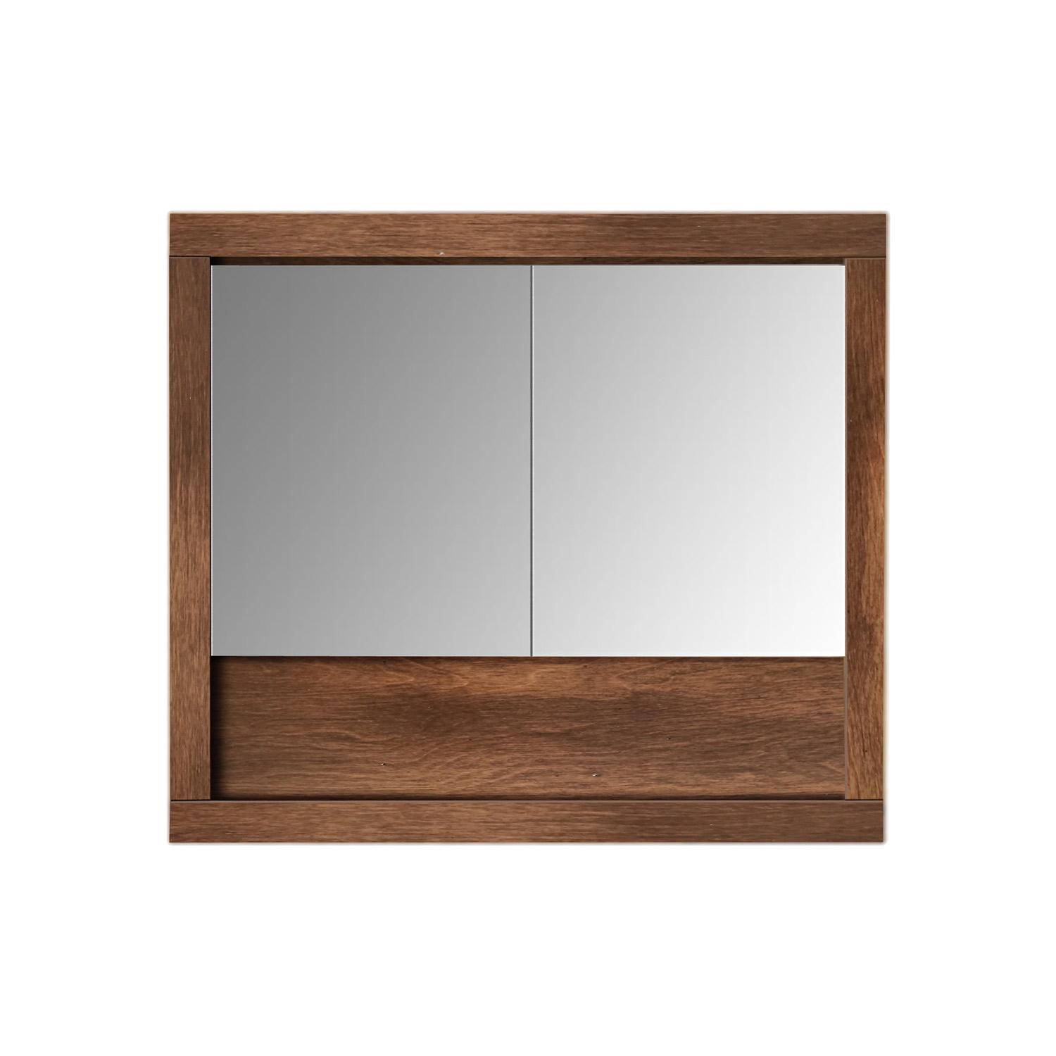 Armoire à miroir 30 po August noyer