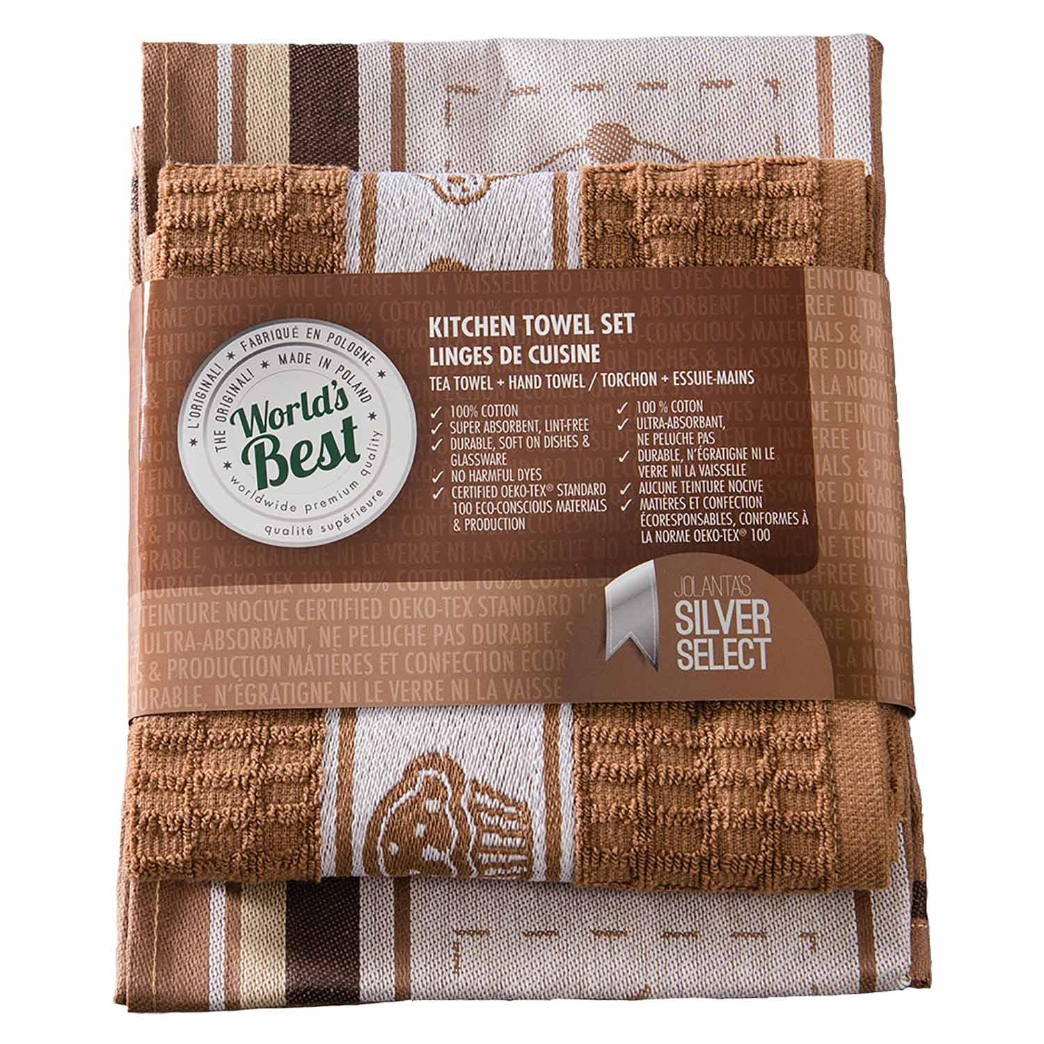 Kitchen Towels Muffin Caramel Set
