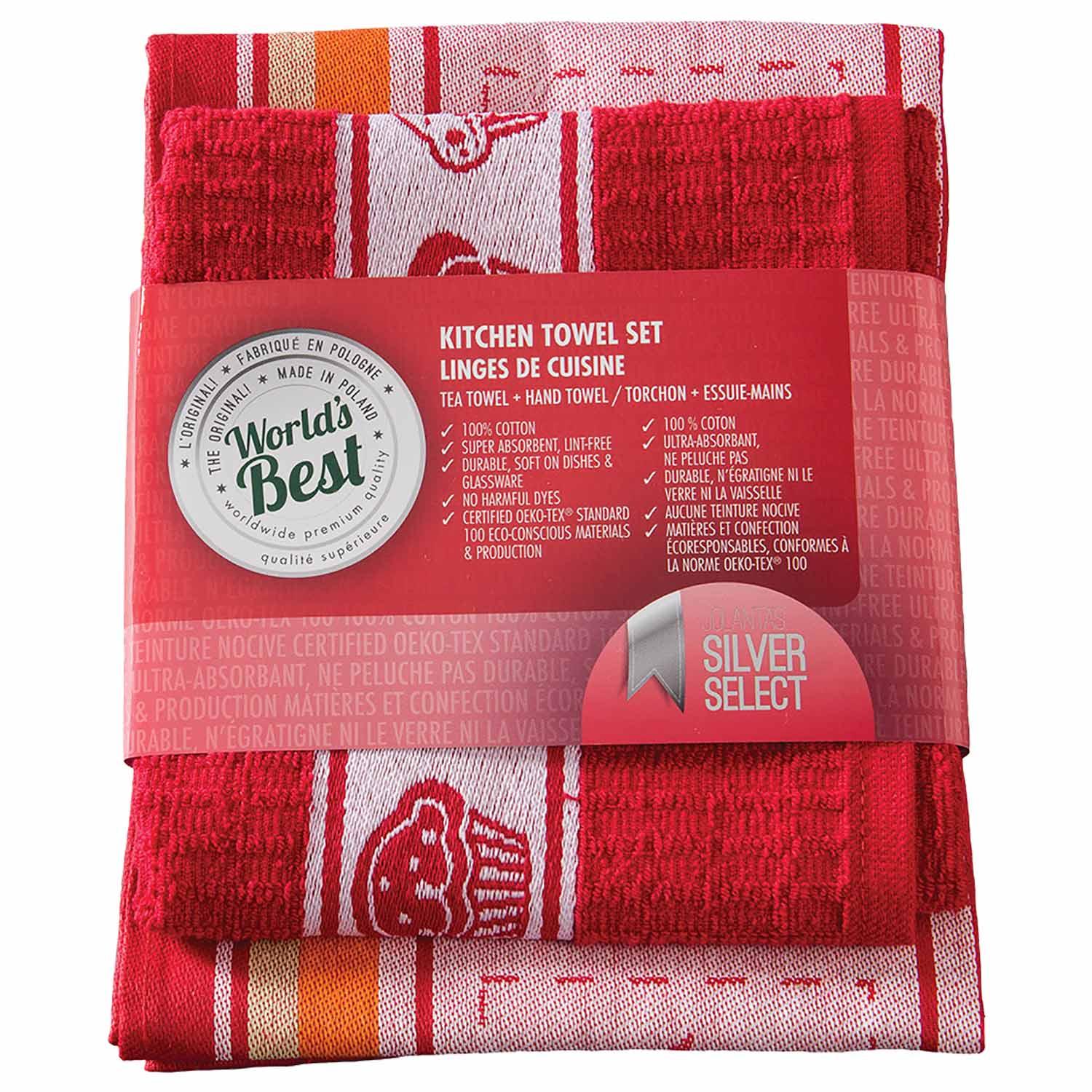 Serviettes de cuisine Petits gâteaux, ensemble