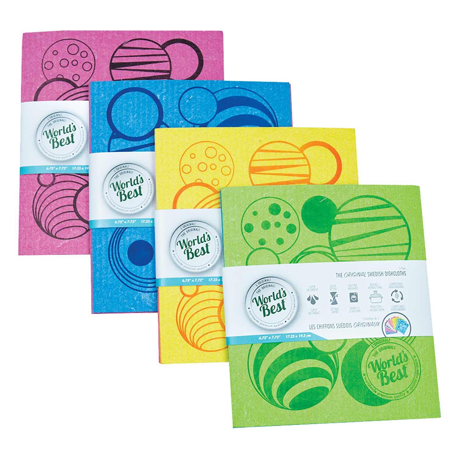 Swedish Dishcloths Assorted-3/Pack