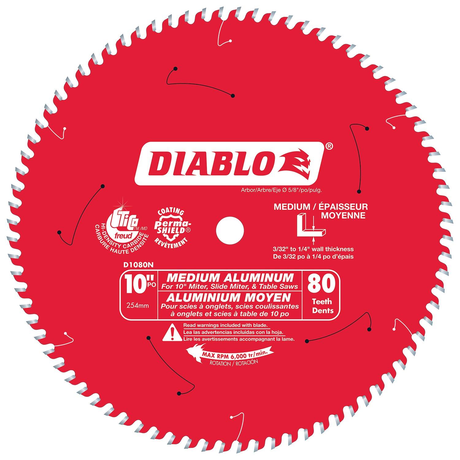 10" x 80T Aluminum Blade