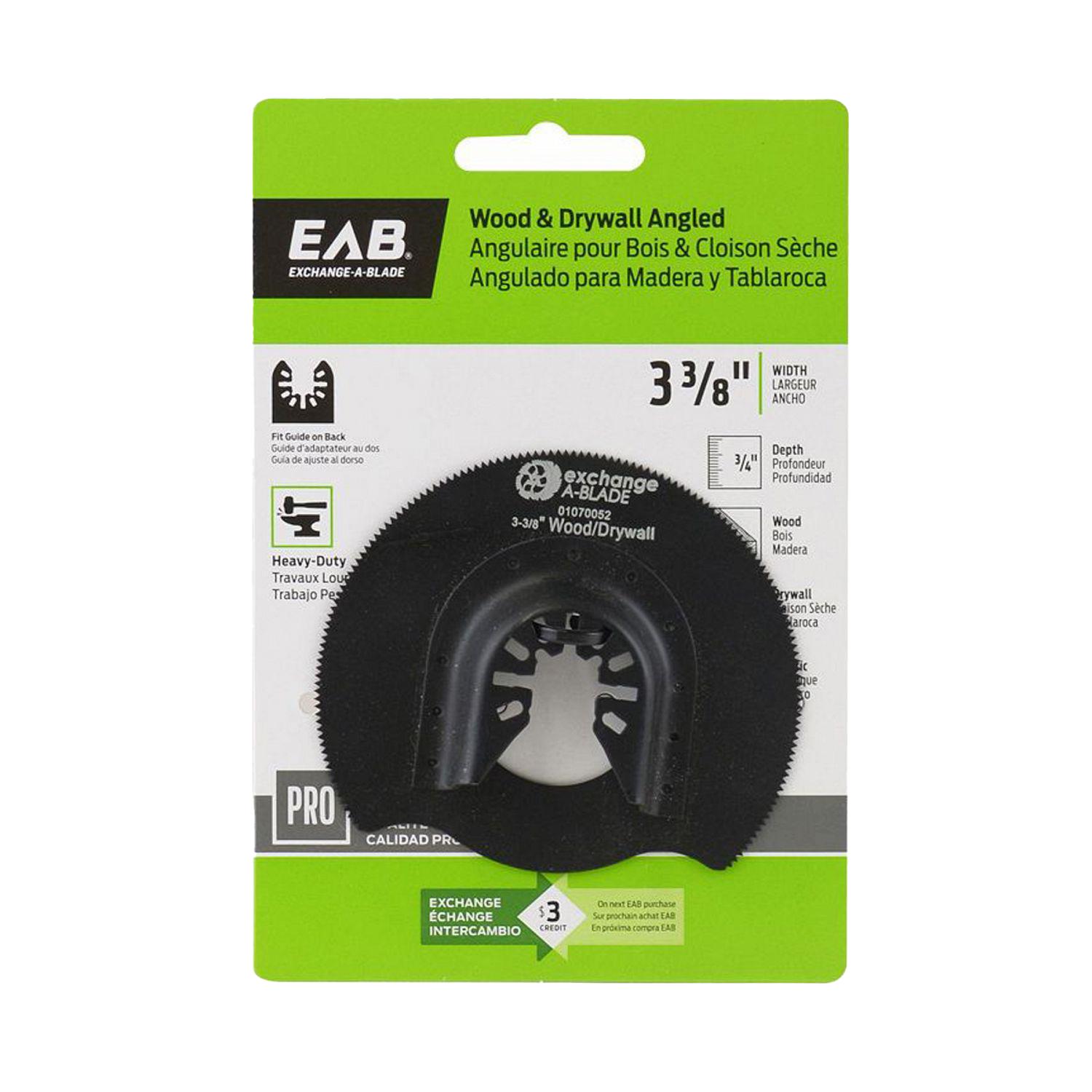 3-3/8" HCS Angled (Wood And Drywall) Professional Oscillati