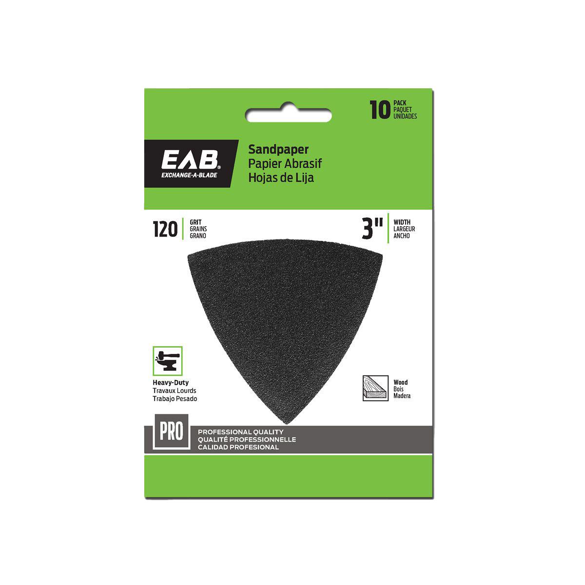 Accessoire oscillant pro papier abrasif 3 po x 120 grains