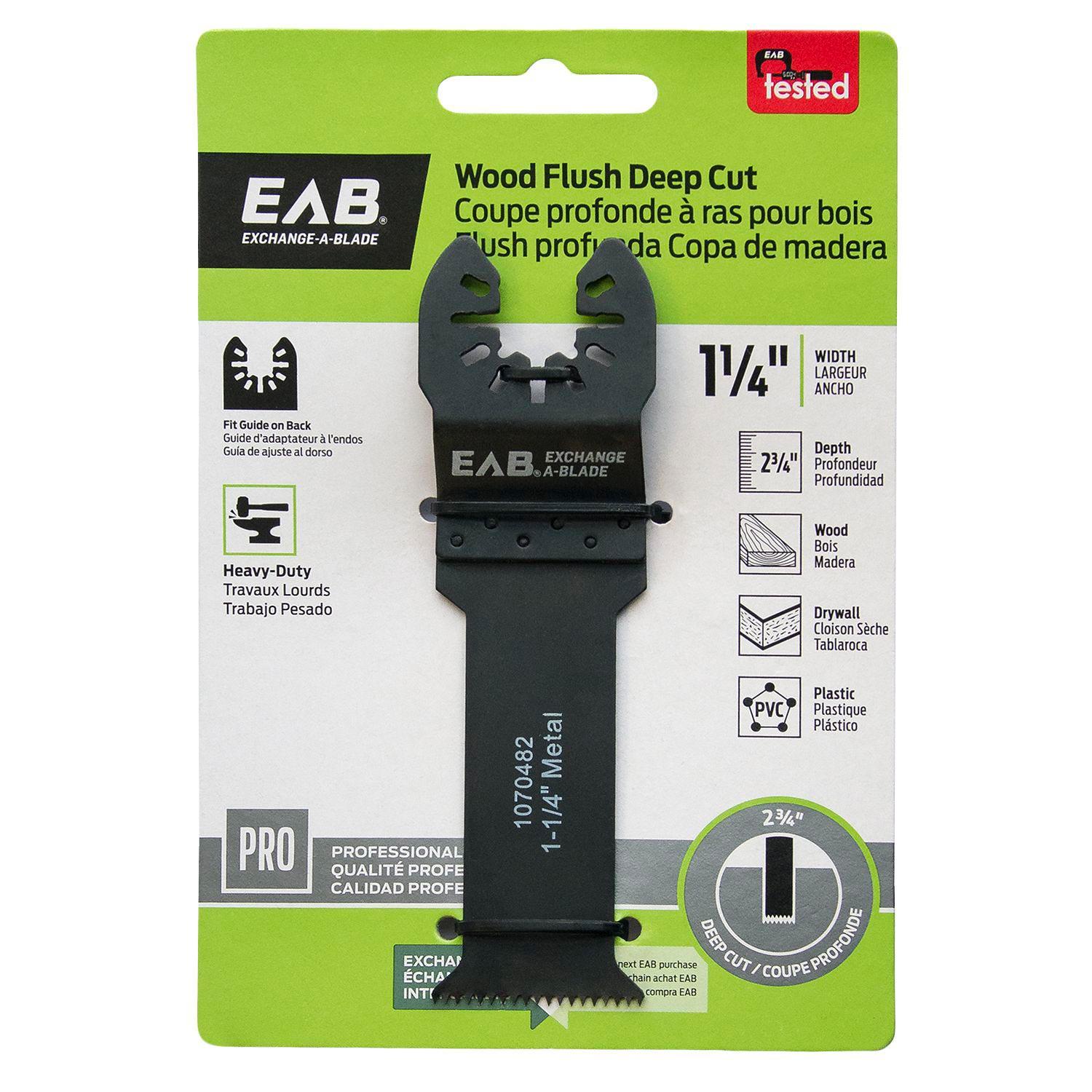Acce oscillant pro coupe profonde HCS 1 ¼ x 2 ¾ po bois