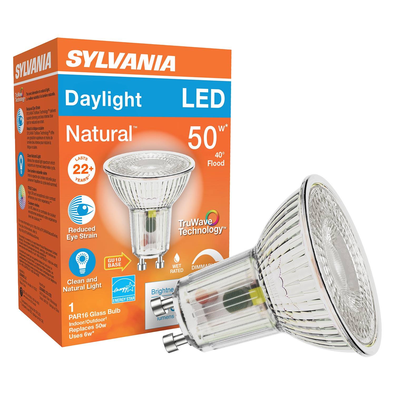 PAR16 6W GU10 Base 5000K Dimmable TruWave LED Bulb