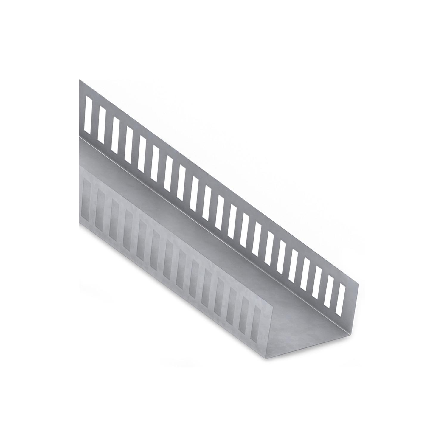 6" Slotted Track 10' 16 Gauge