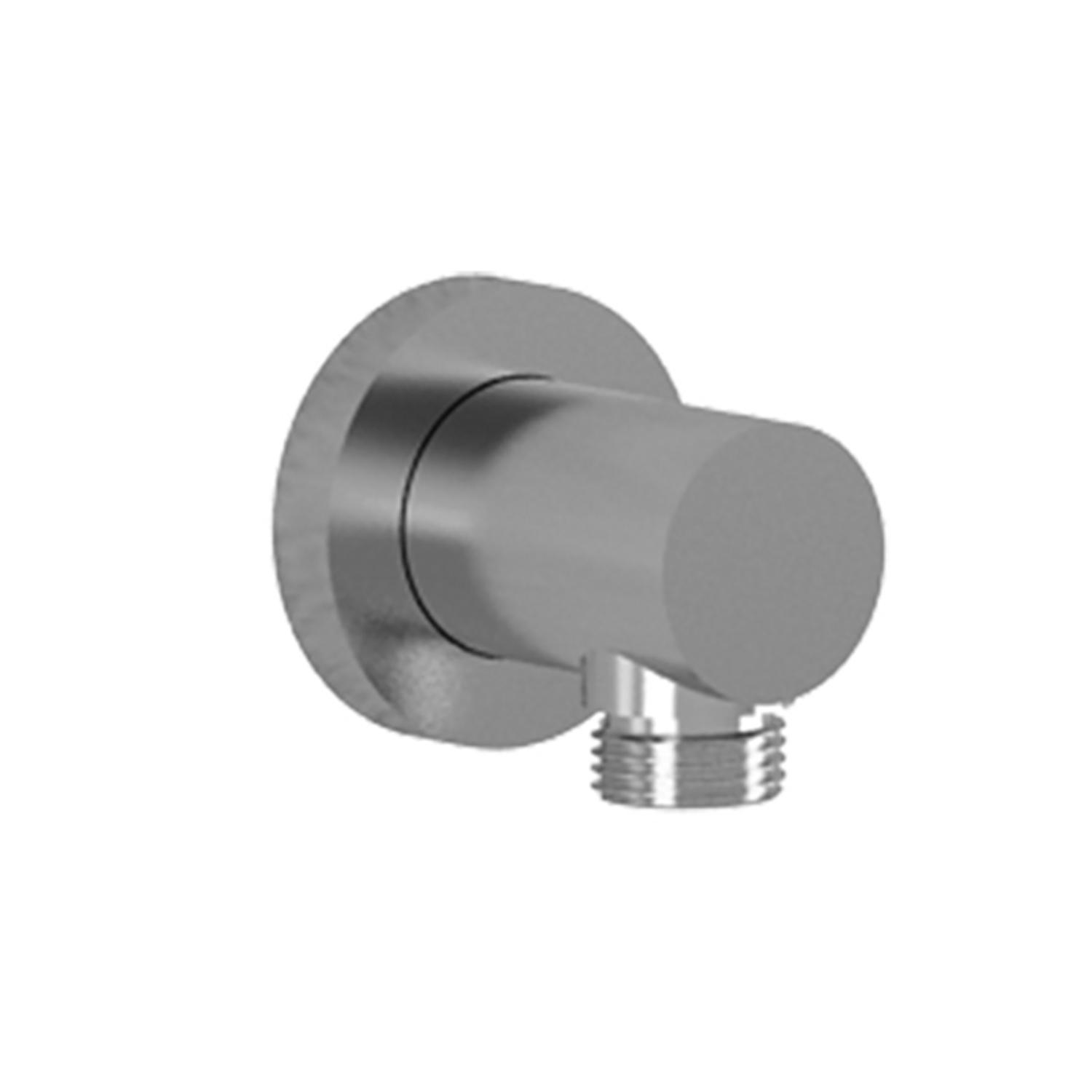 Sortie murale ronde chrome pour douche Basico