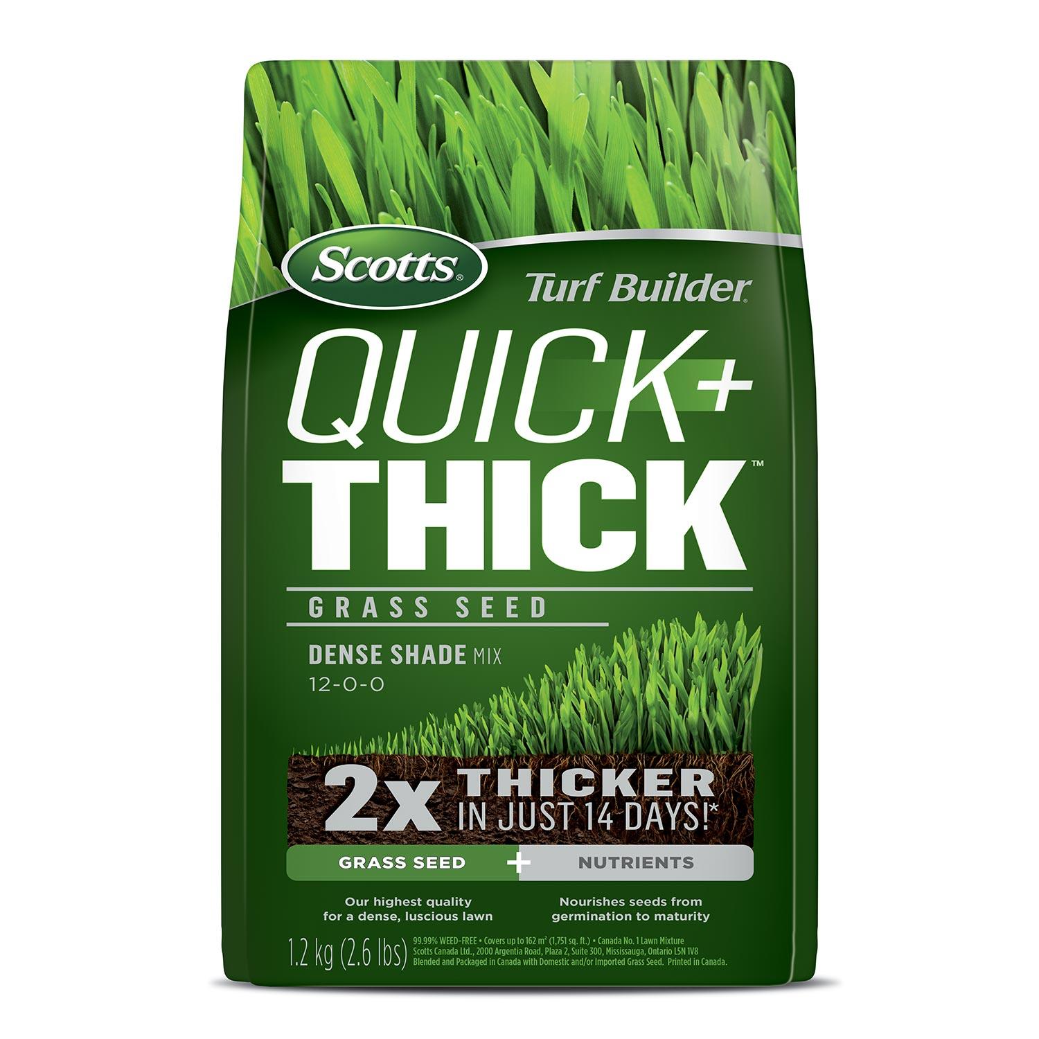Turf Builder Quick + Thick Grass Seed Dense Shade 1.2