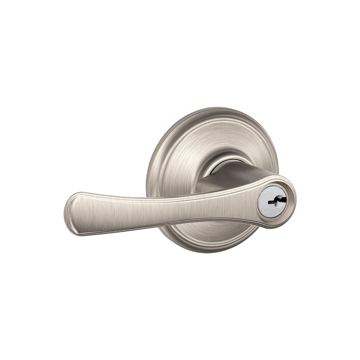 Avila Entry Lever-Satin Nickel