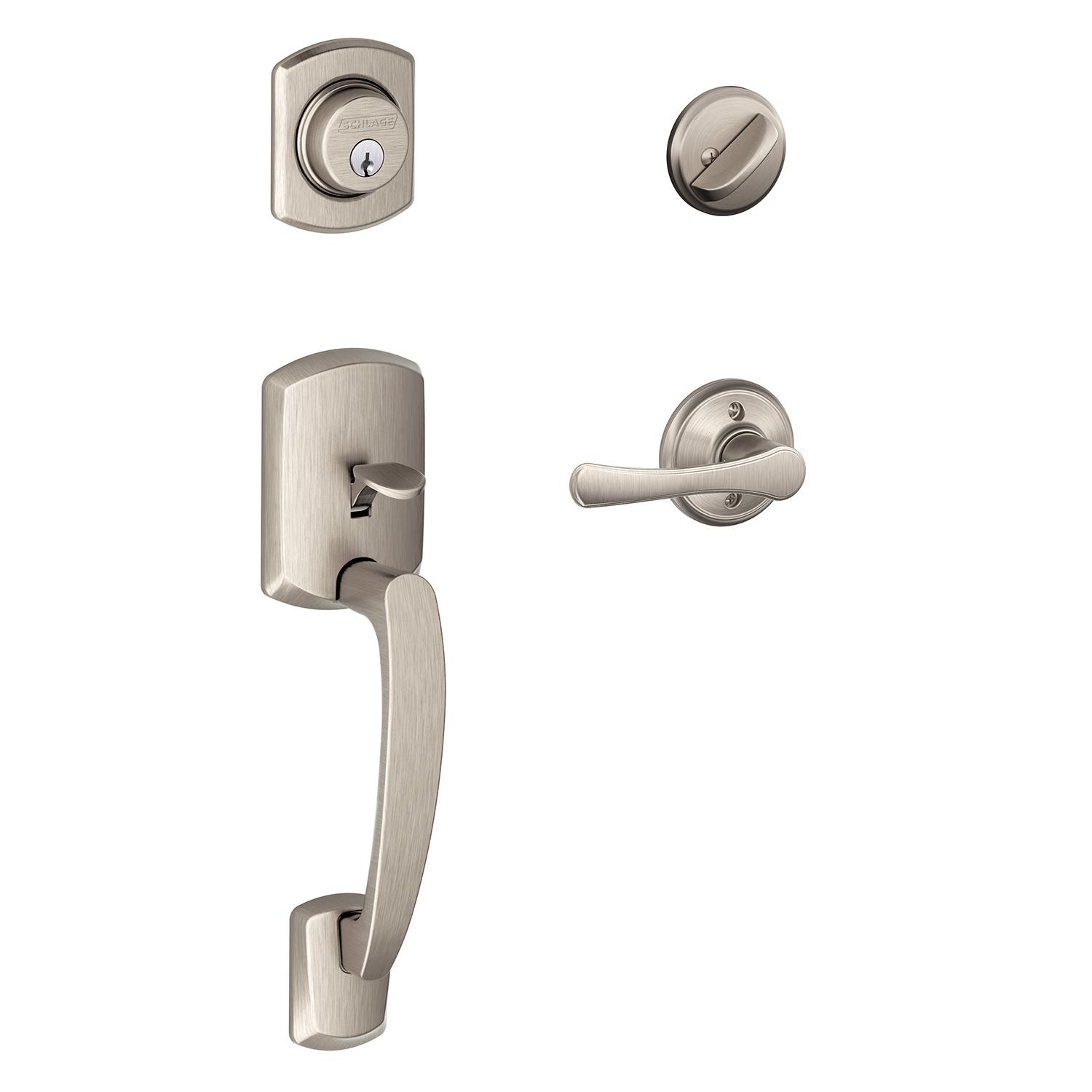 Greenwich Avilla Grip Set Satin Nickel