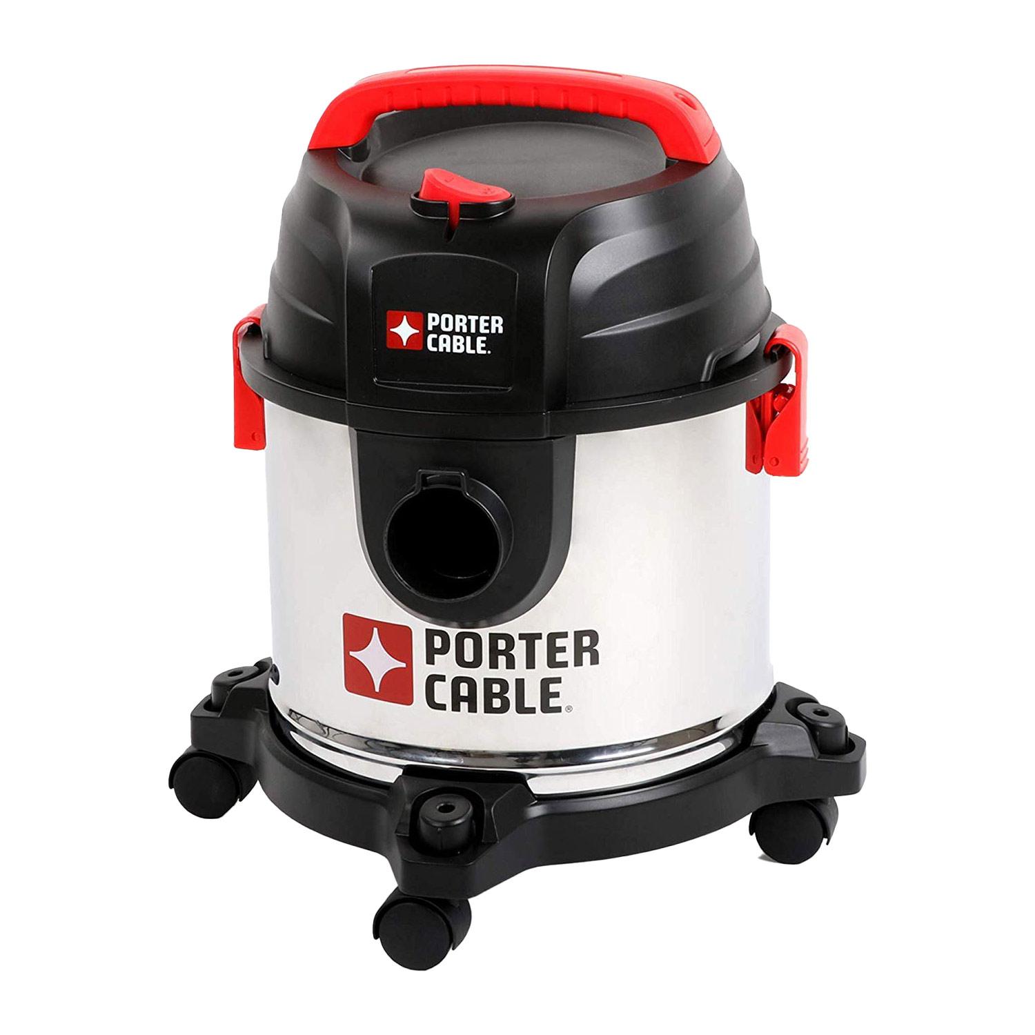 Aspirateur sec/humide en acier inoxydable Porter Cable 8 gal