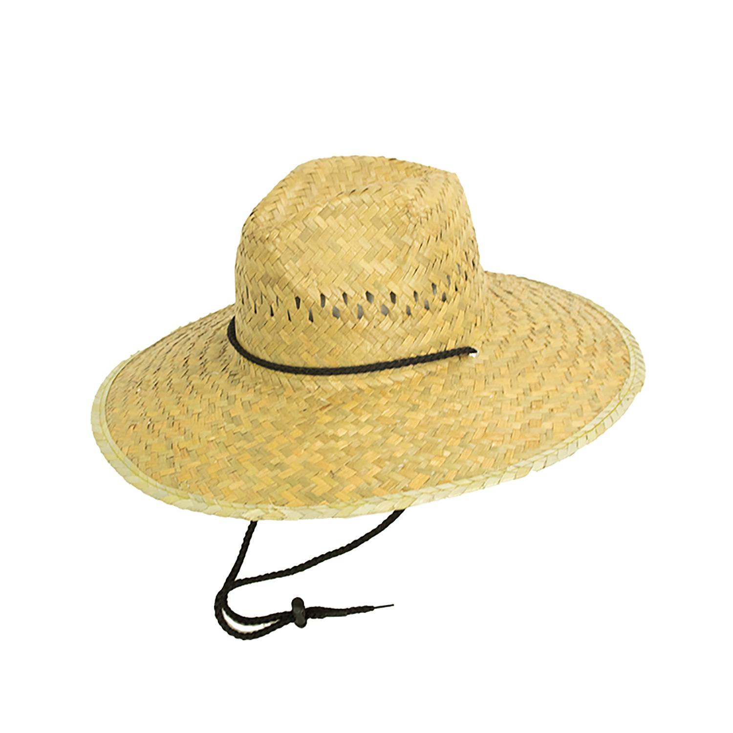 Chapeaux de jardin en paille assortis