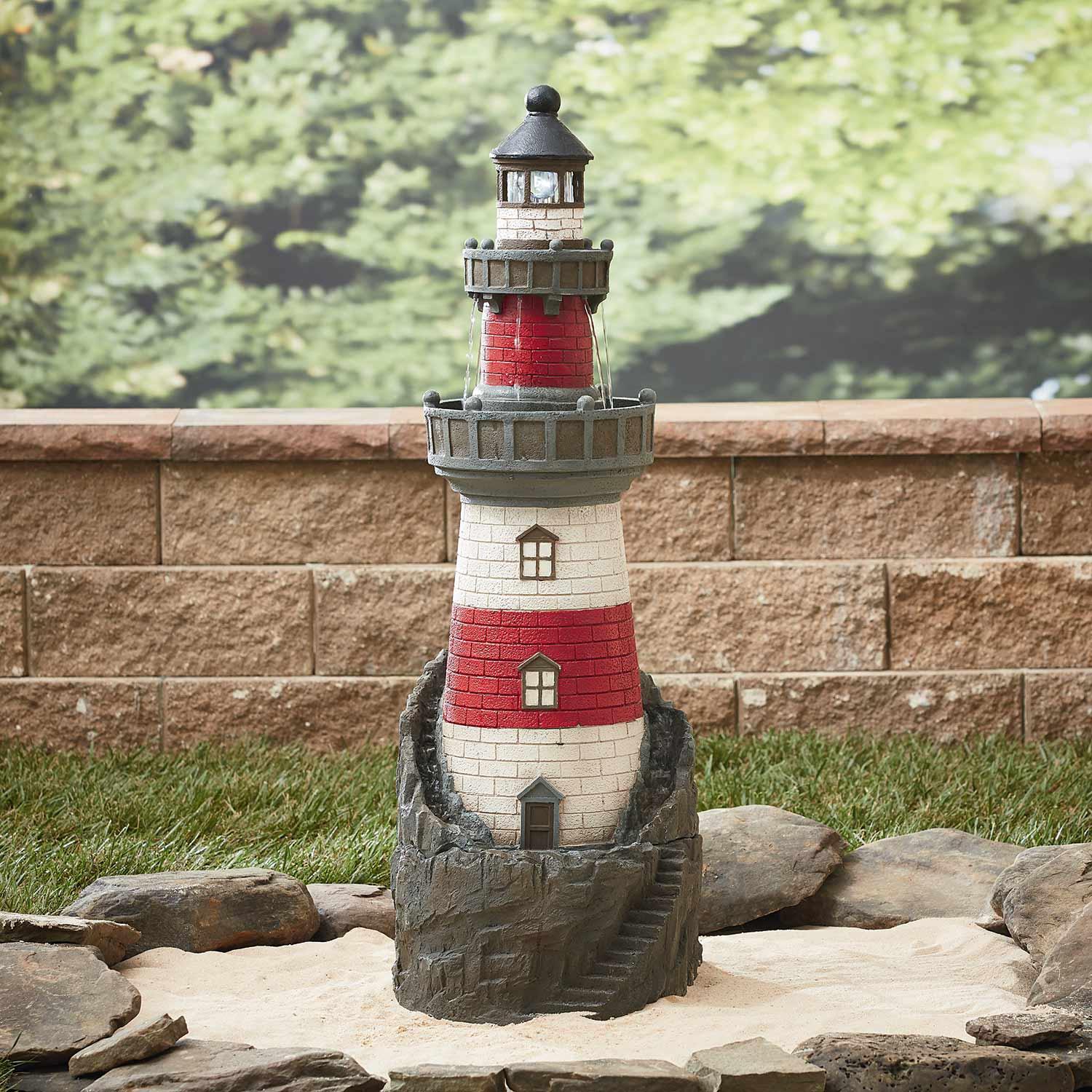39" Lighthouse Fountain