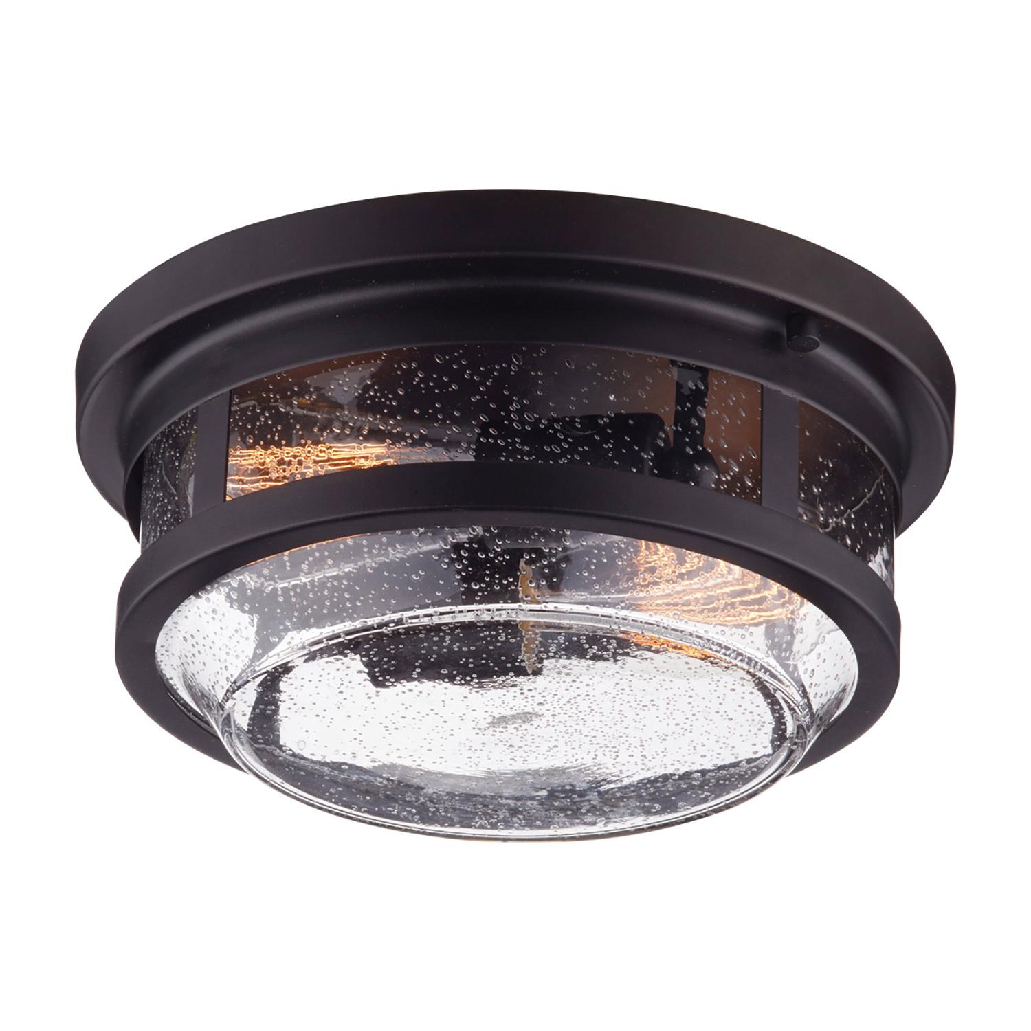 Luminaire encastré d’extérieur à 2 lumières Wolfe, bronze