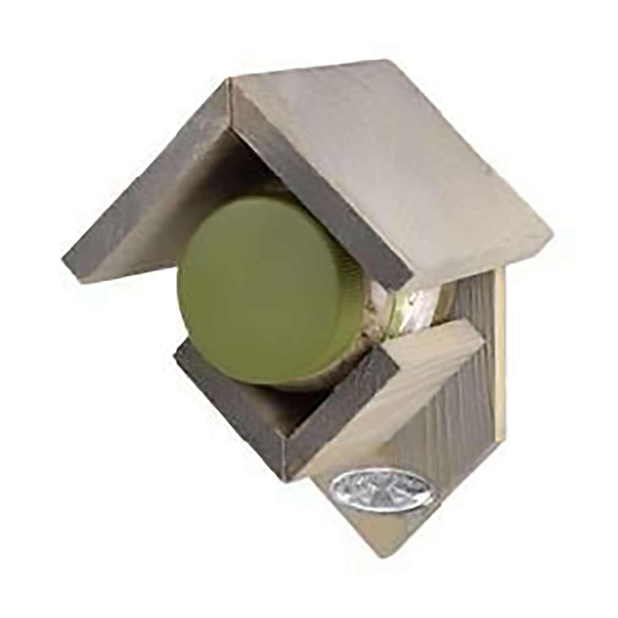 Mangeoire en forme de maison pour pot de beurre d’arachides
