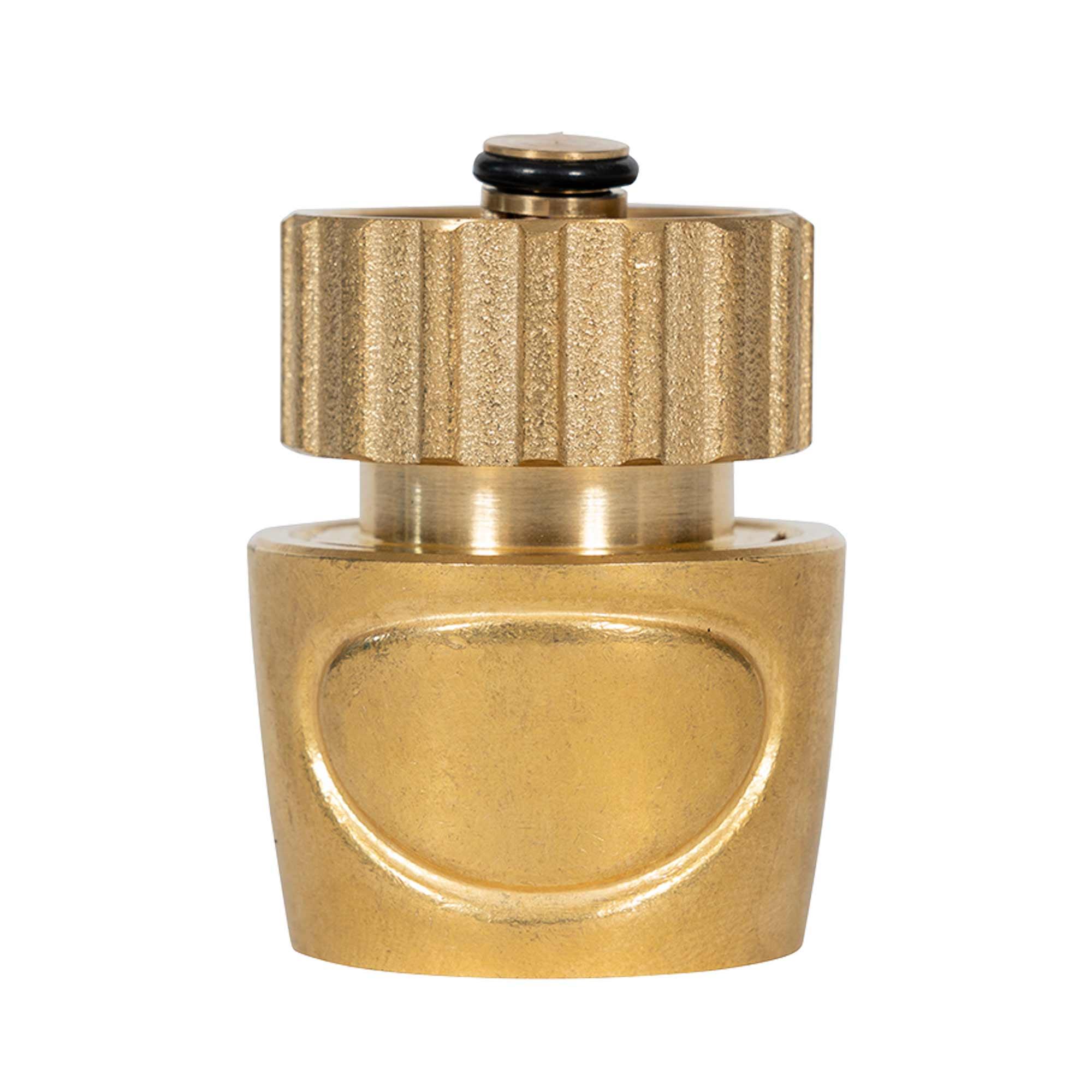 PROFlow Brass Female Hose Connector with Waterstop