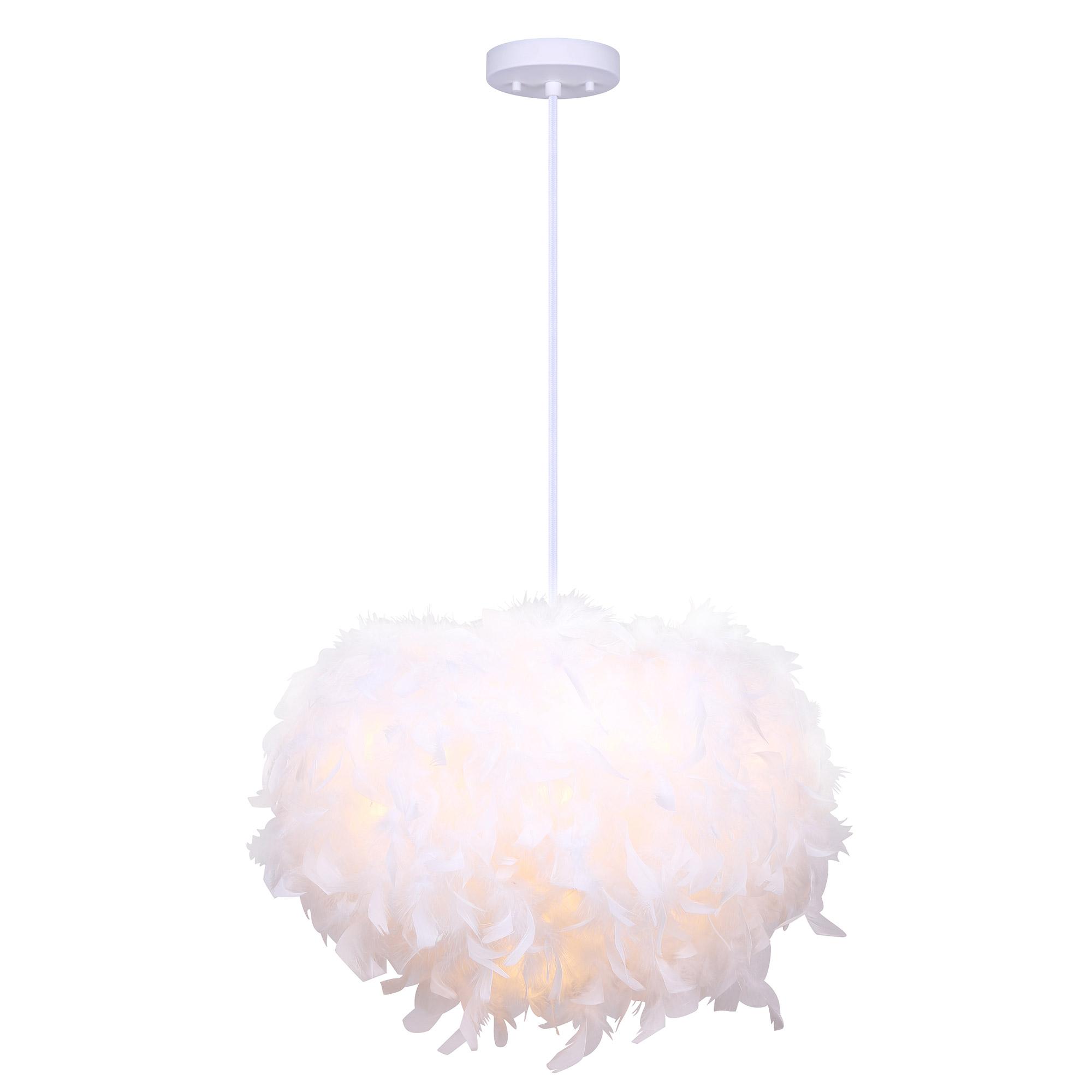 Aldora 21" Feather Chandelier