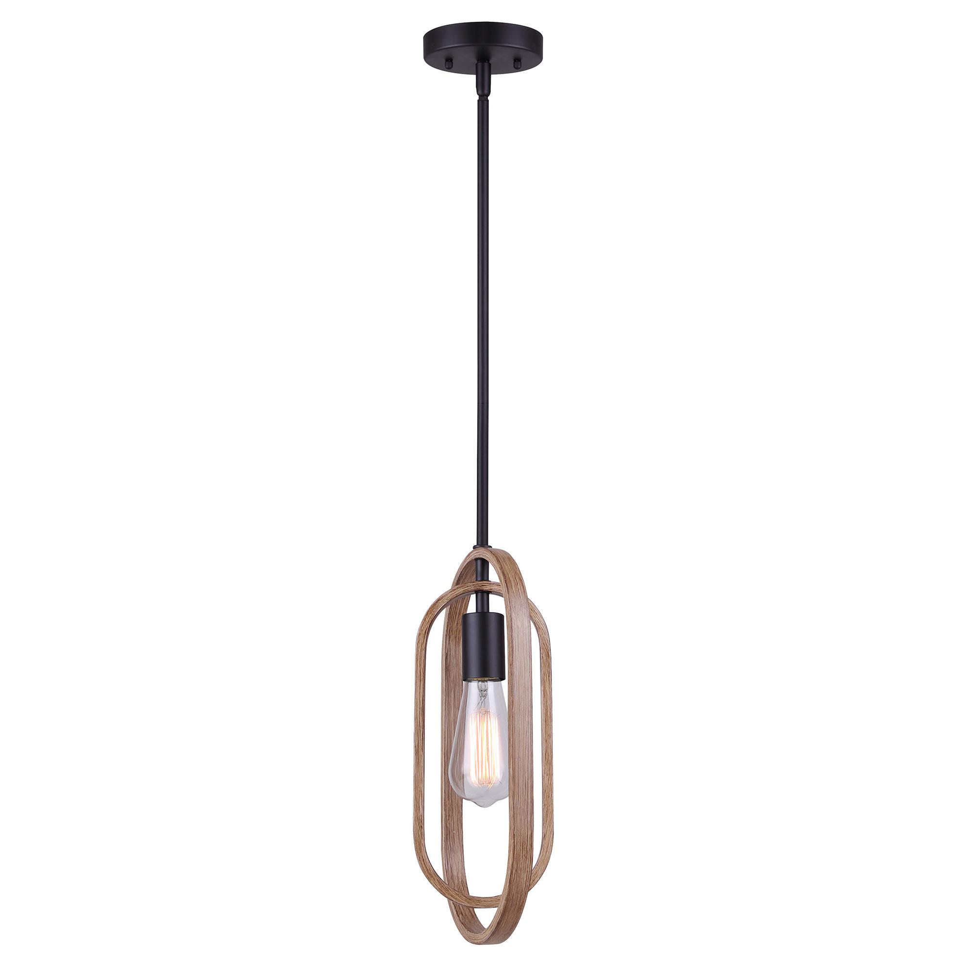 Dilan 7" Brushed Brown Pendant Light