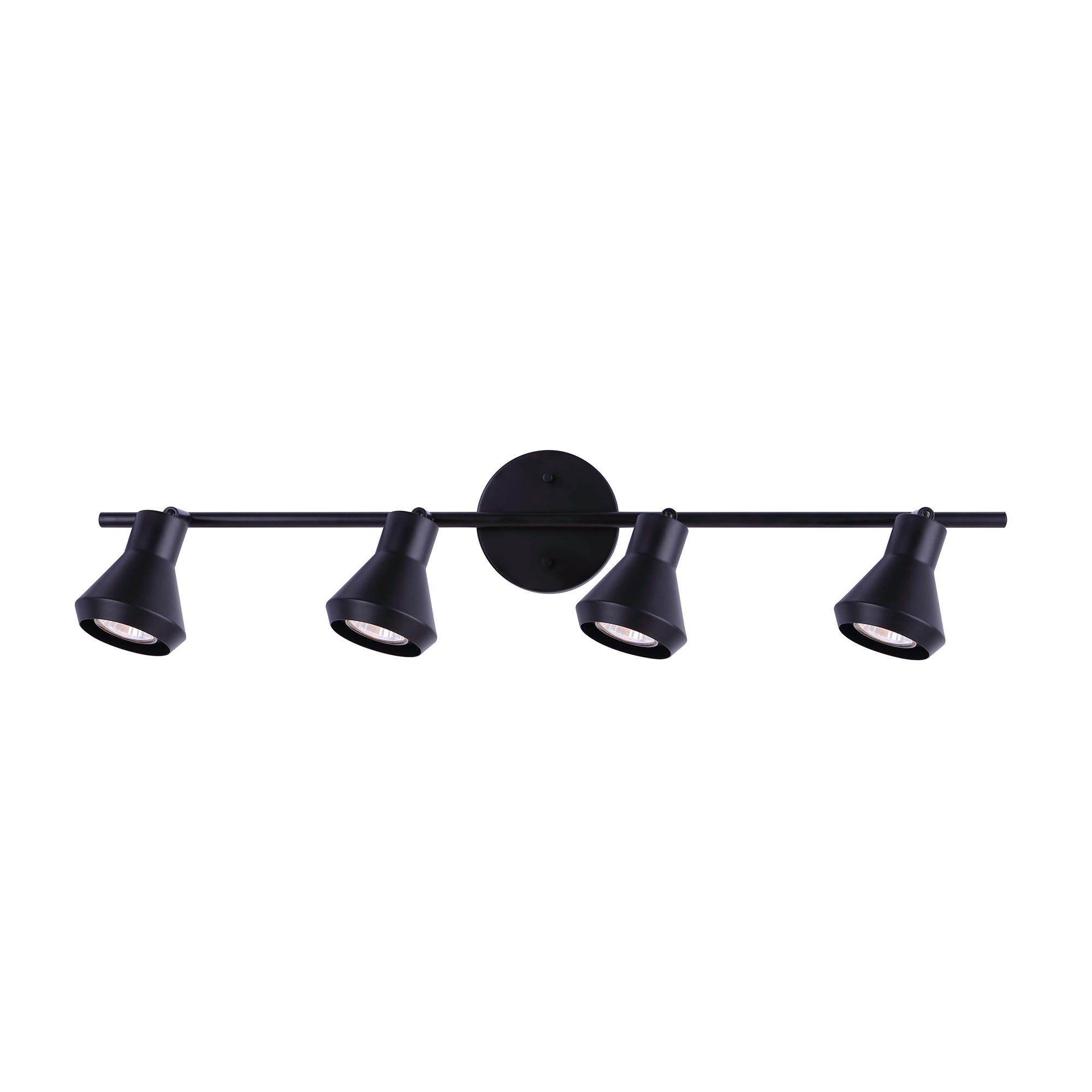 Byck 4-Light Track Fixture Black