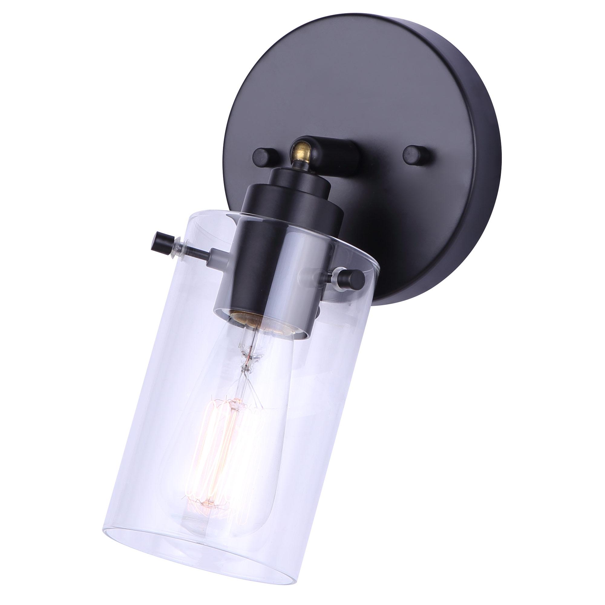 Joni 1-Light Black Canopy Fixture