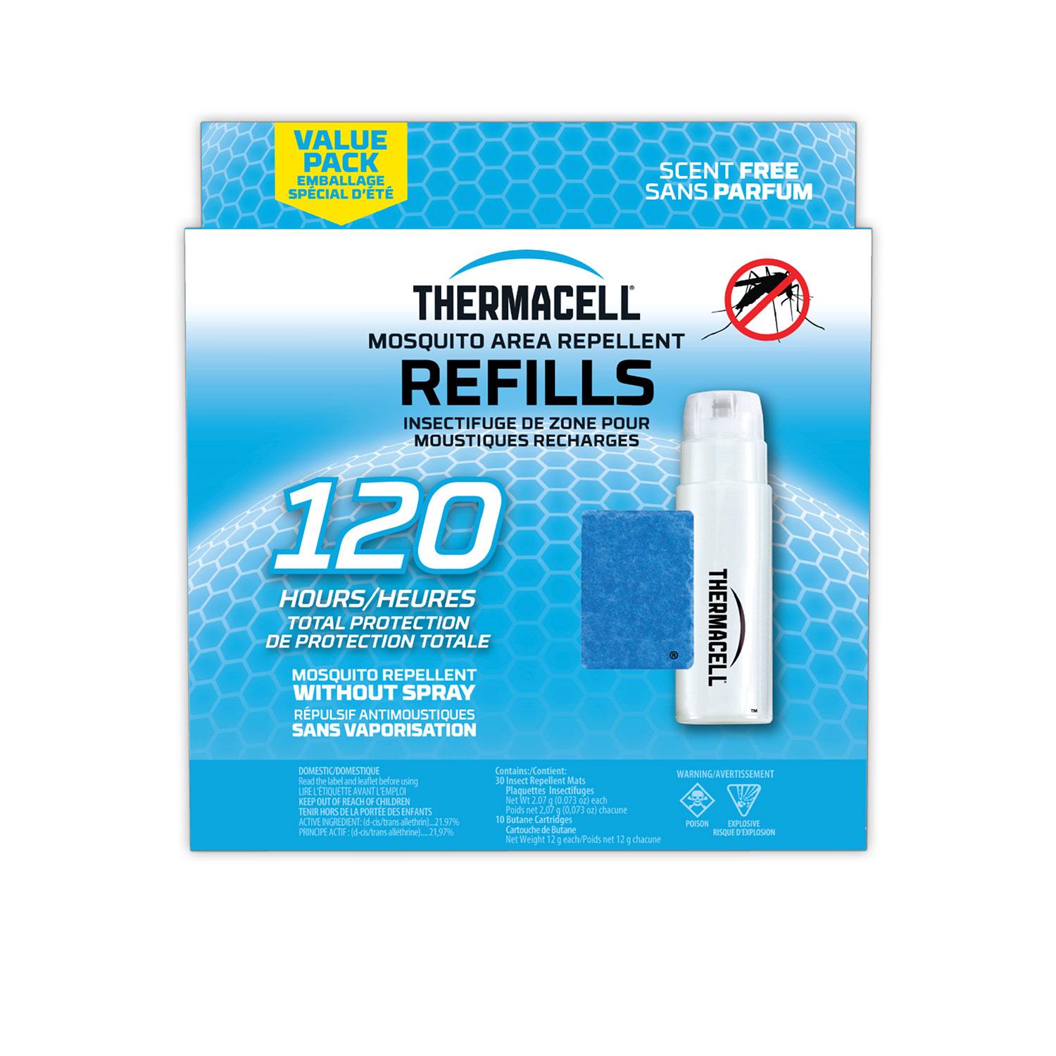 Recharges de répulsif antimoustiques originales, 120 heures
