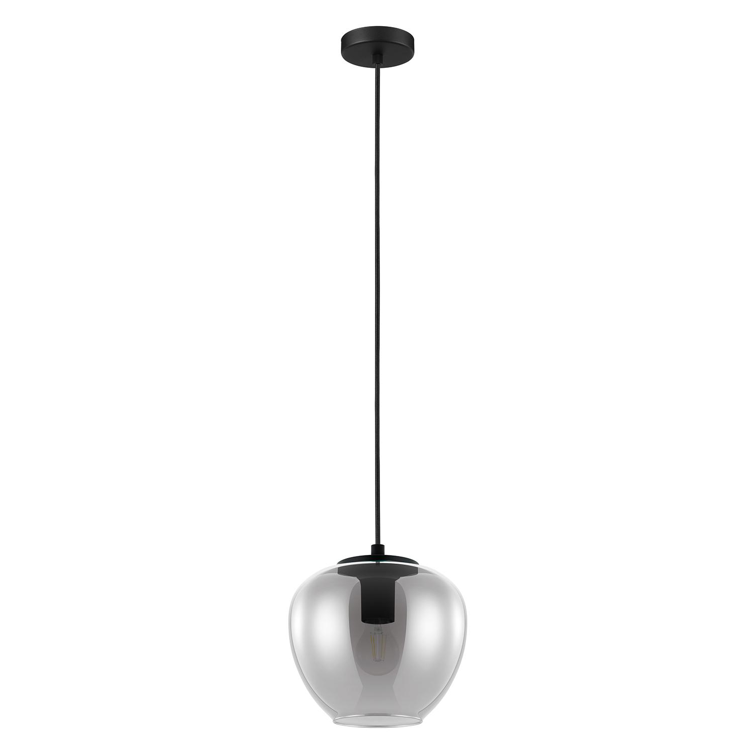 Priorat 9" Smoked Glass Pendant Light