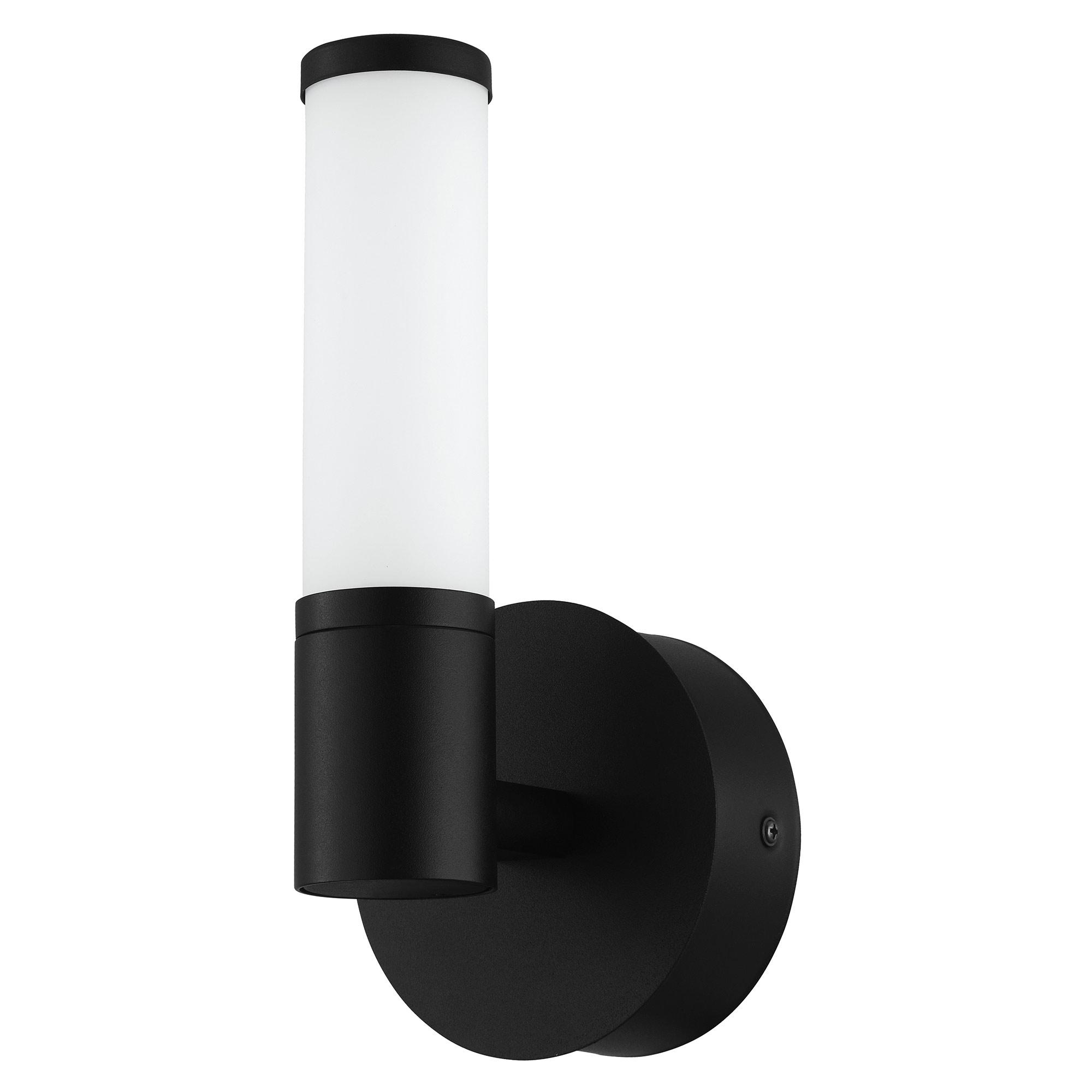 Palmera LED 1-Light Black Wall Fixture