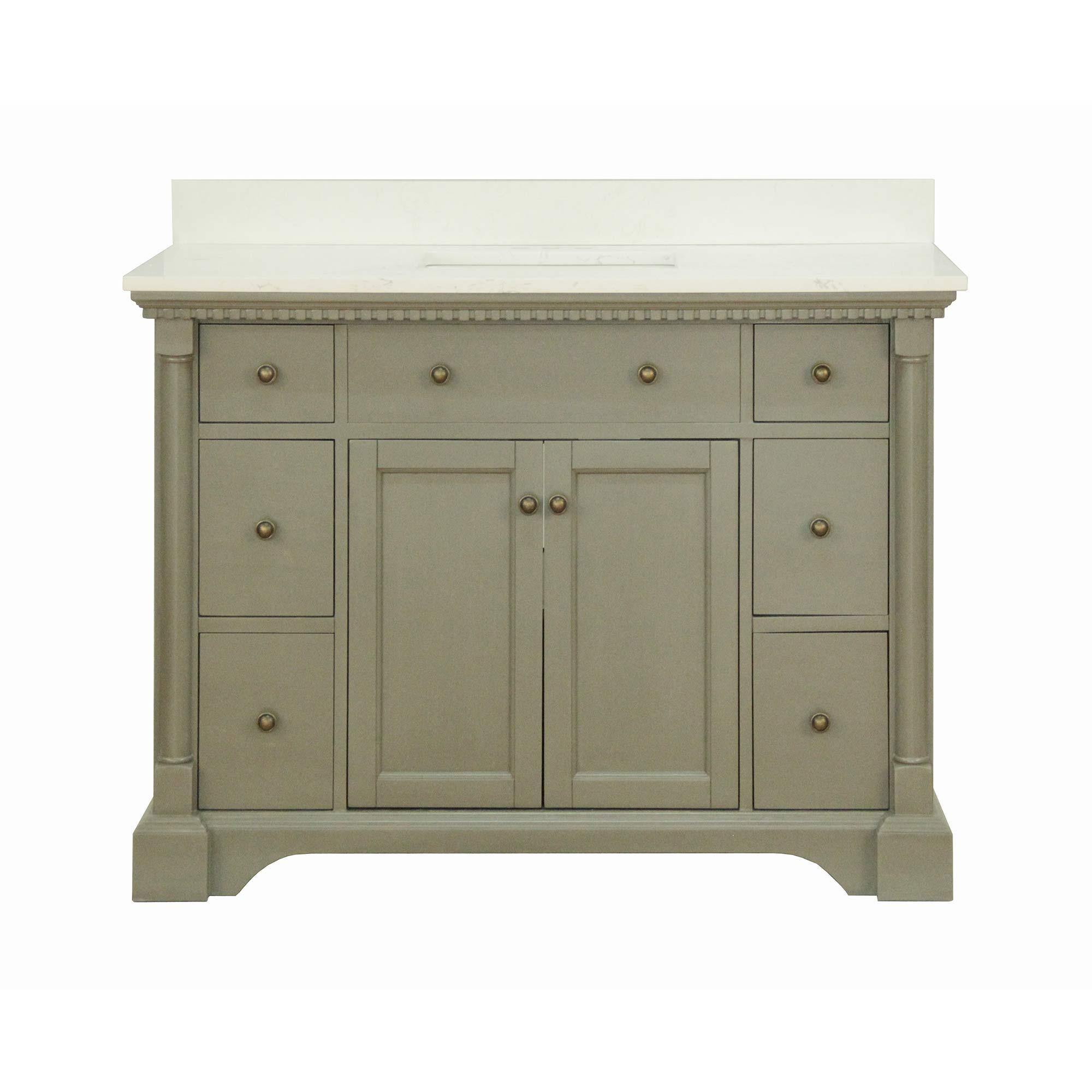 48" Grey Painted Vanity