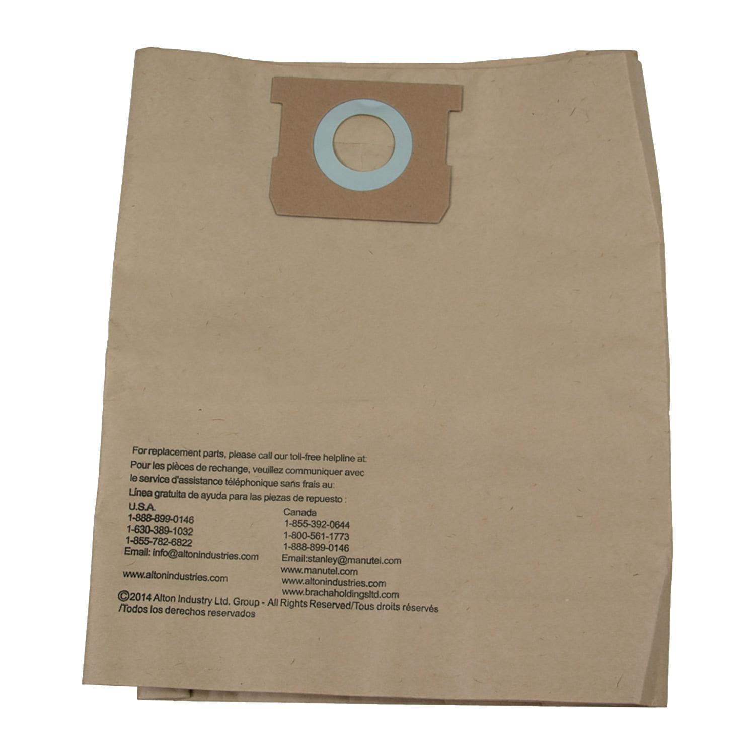 Sacs filtrants jetables de 15 à 22 gallons, 3/paquet