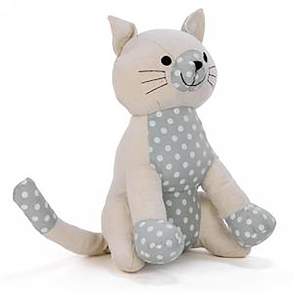 Polka Dot Cat Door Stopper