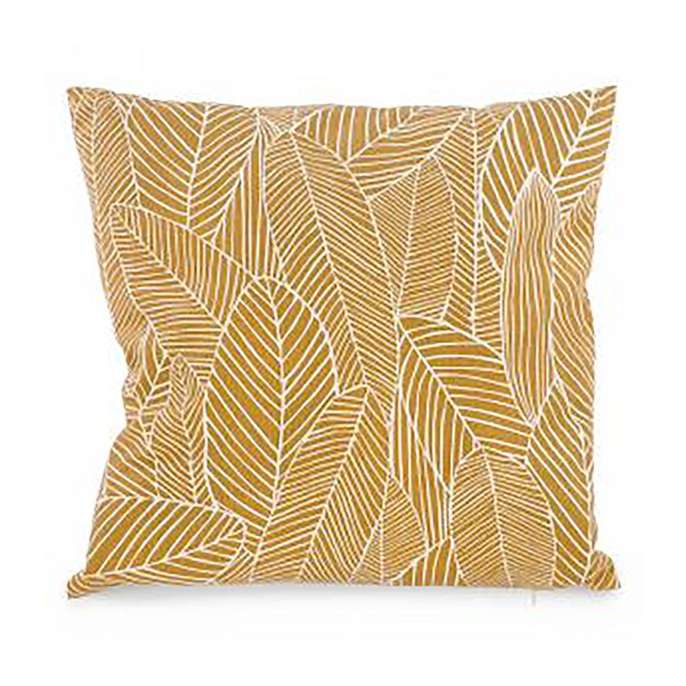 Mustard Yellow Foliage Cushion