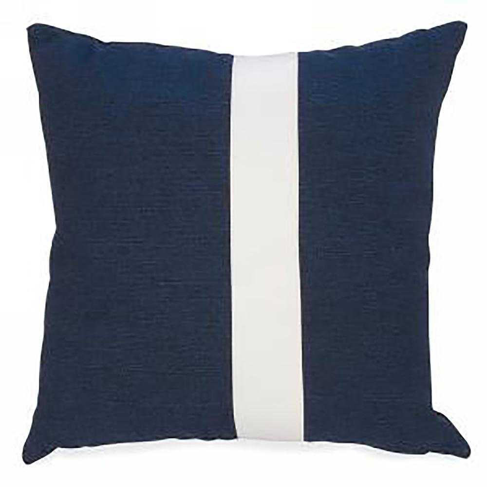 Blue Colorblock Cushion