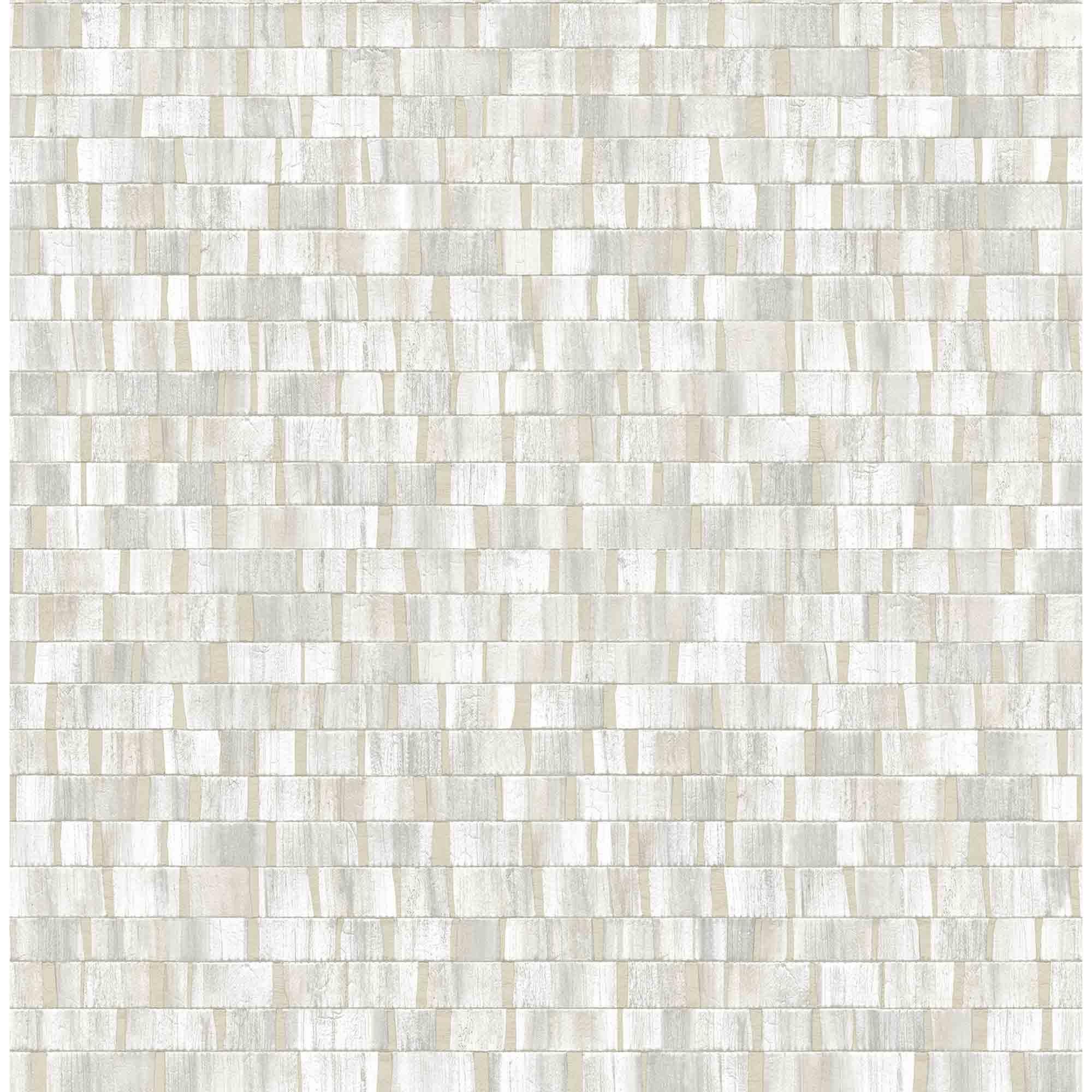 Papier peint géométrique gris clair Dobby
